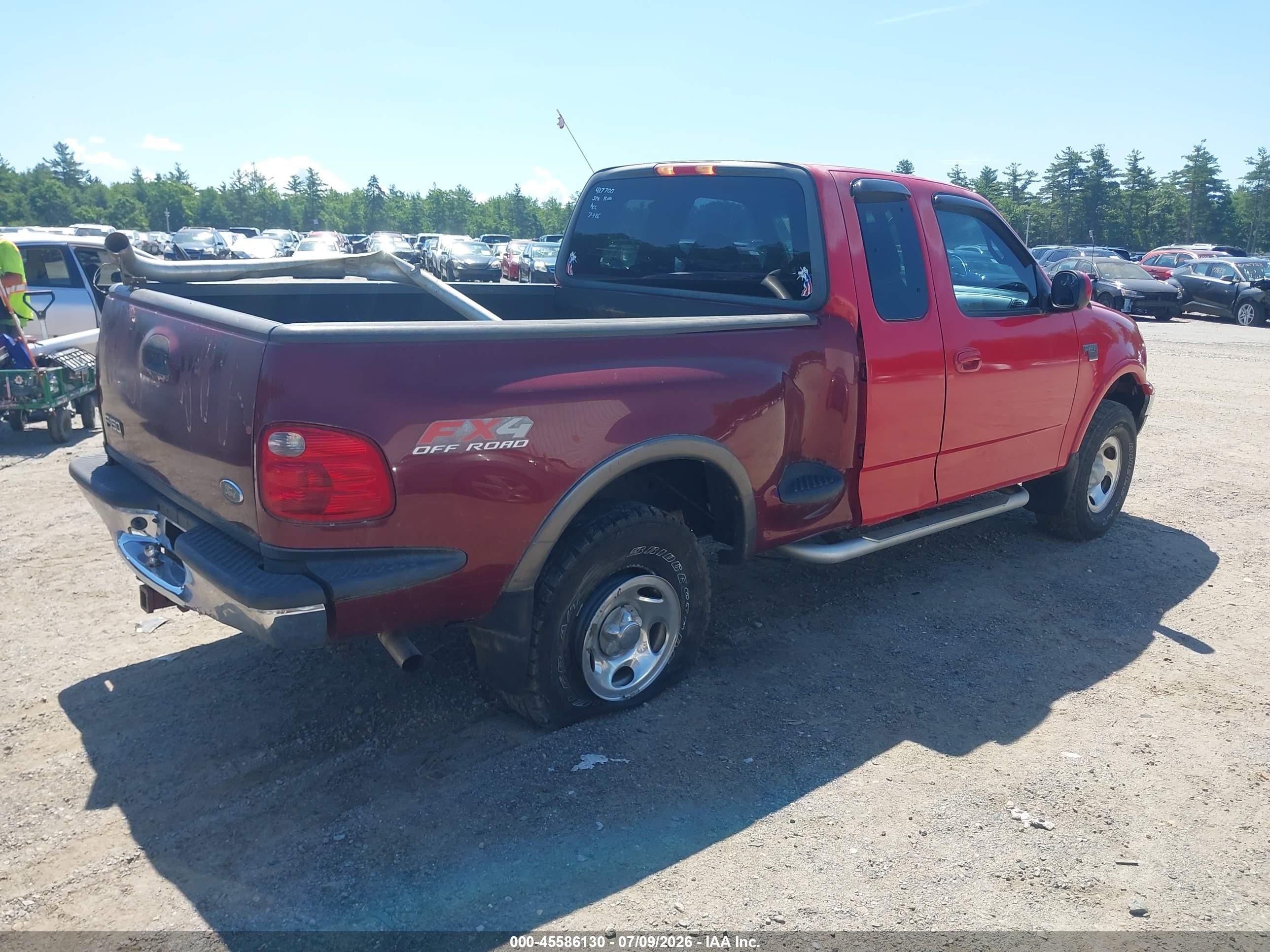 1999 Ford F-150 Lariat/xl/xlt Красный vin: 1FTRX08W1XKA02365
