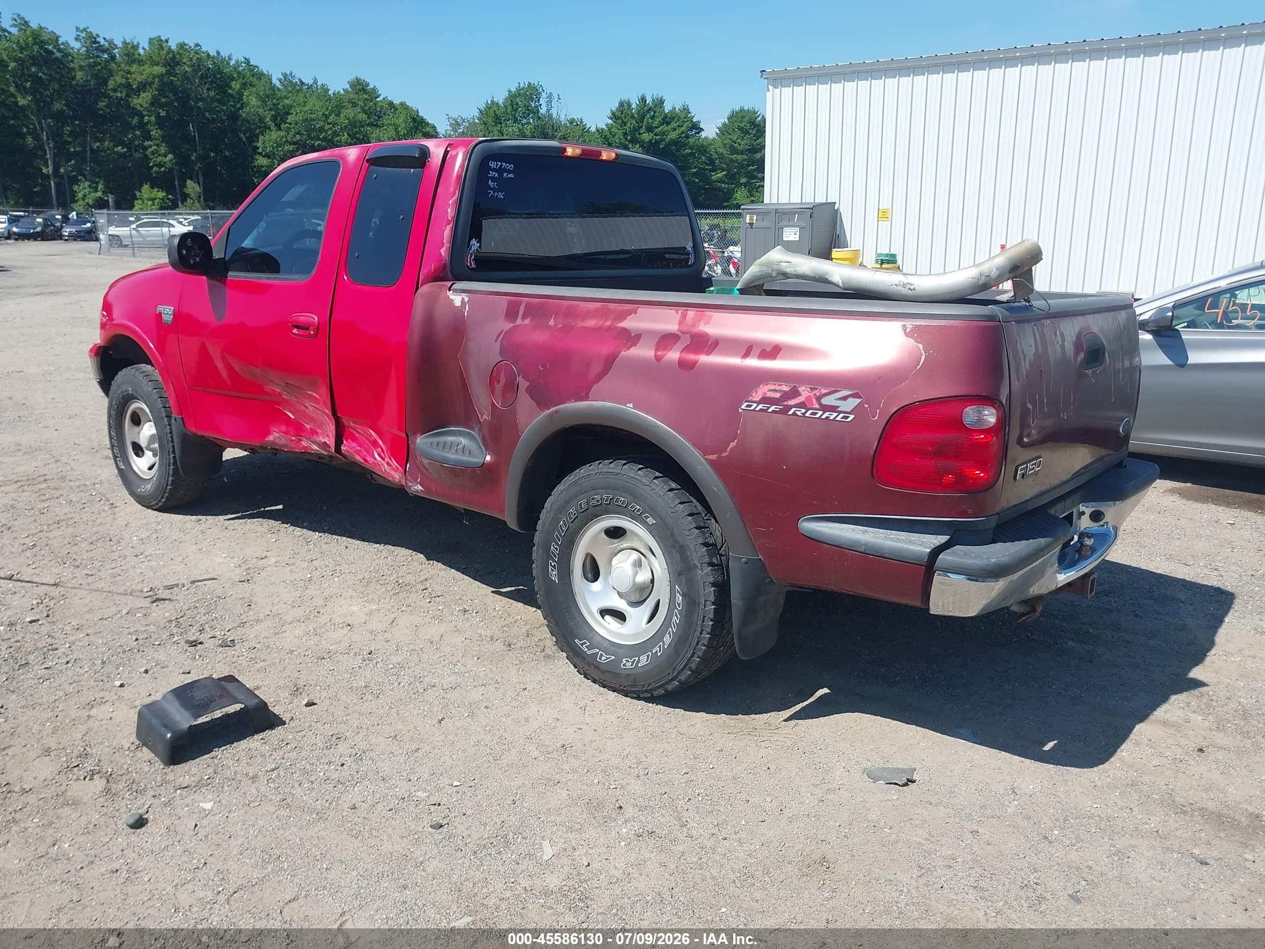 1999 Ford F-150 Lariat/xl/xlt Красный vin: 1FTRX08W1XKA02365