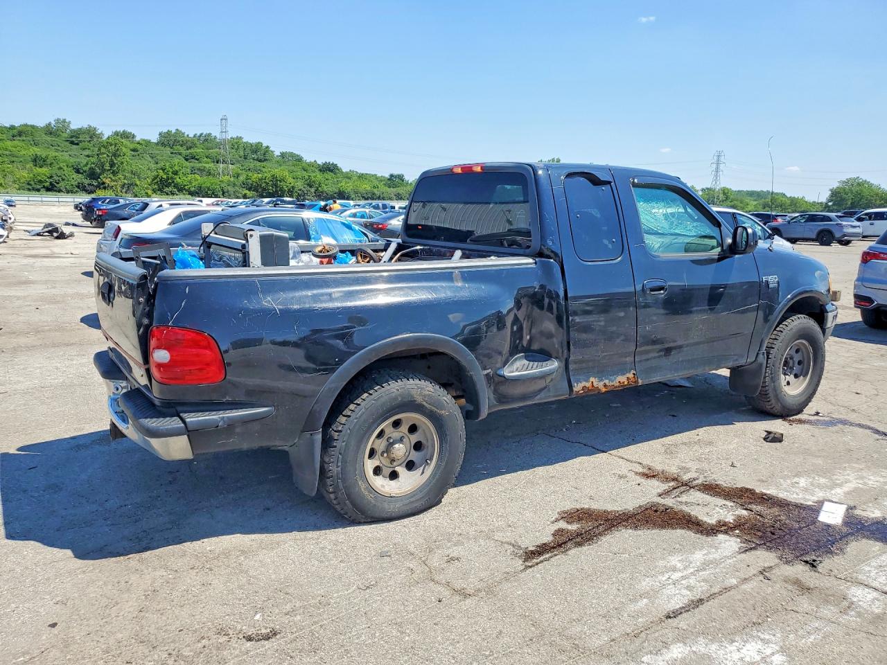 2000 Ford F150 Black vin: 1FTRX08W2YKA36686