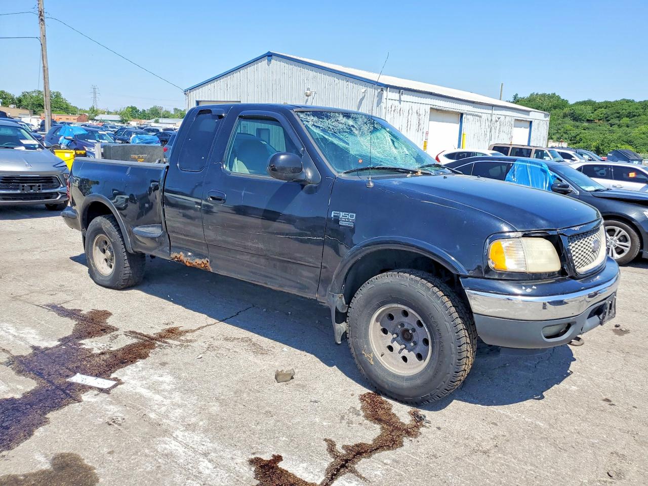 2000 Ford F150 Black vin: 1FTRX08W2YKA36686