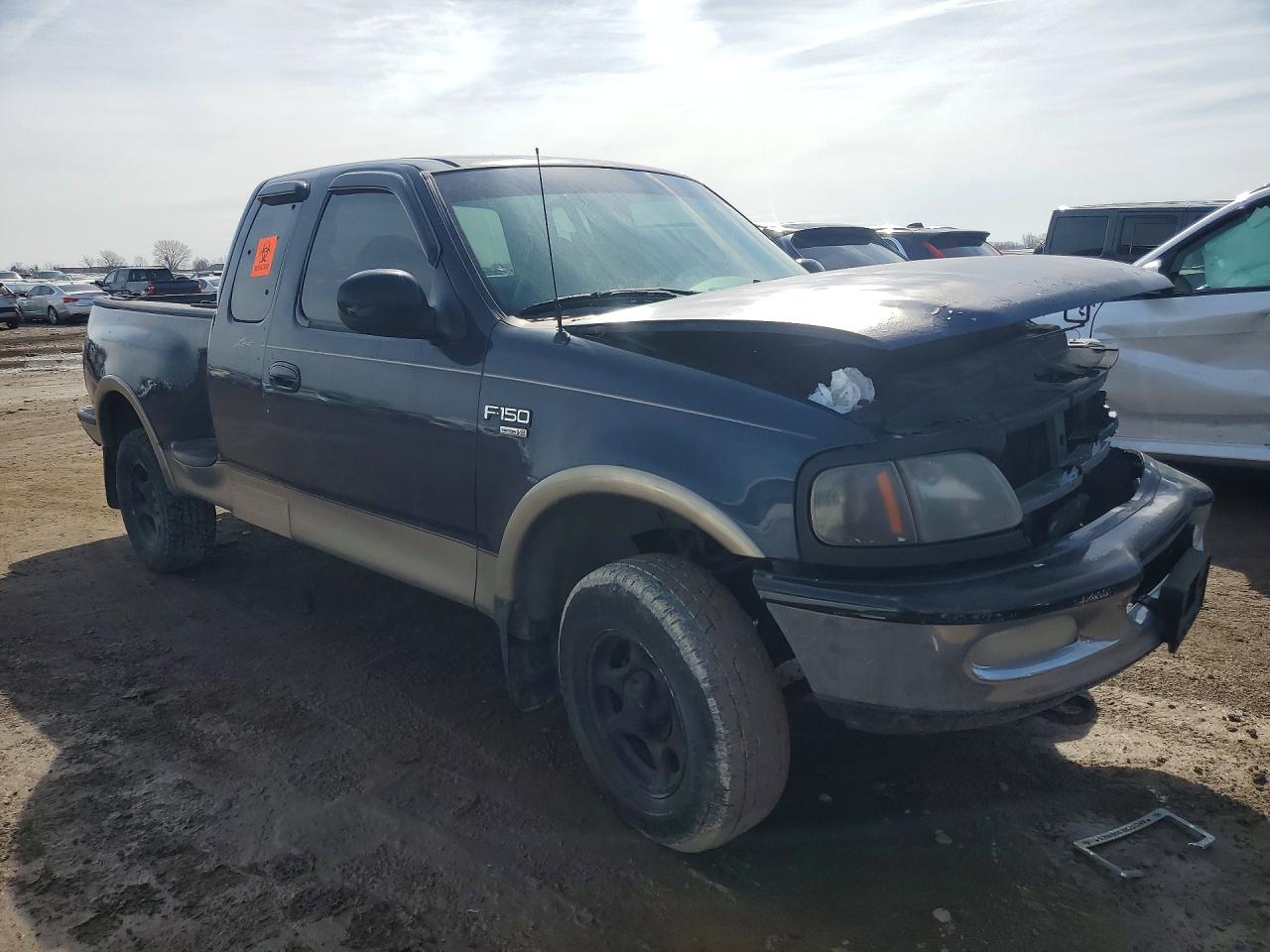2001 Ford F150 Blue vin: 1FTRX08W71KF34548