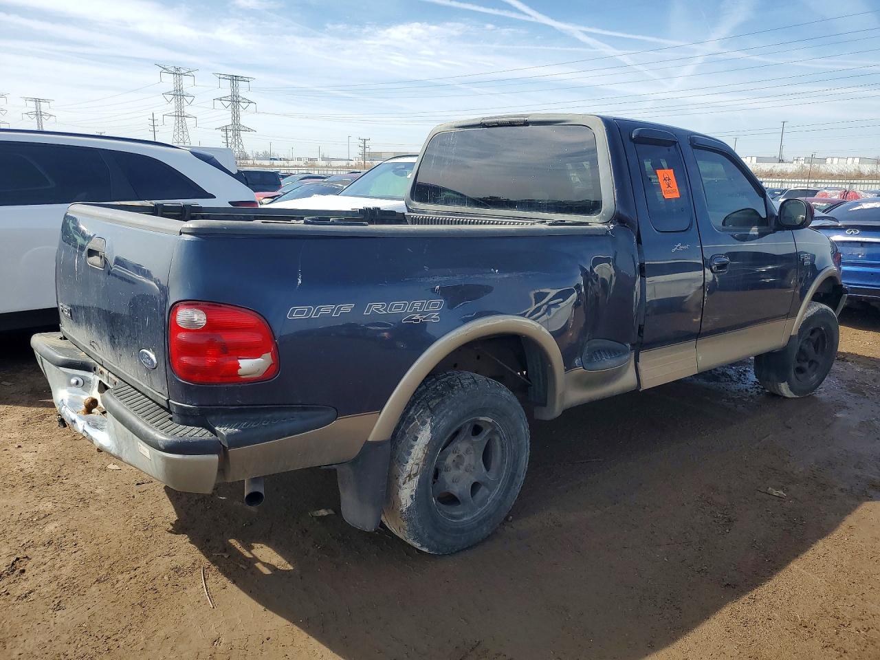 2001 Ford F150 Blue vin: 1FTRX08W71KF34548