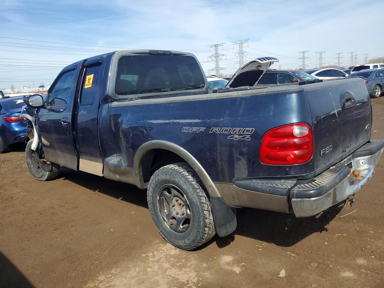 2001 Ford F150 Blue vin: 1FTRX08W71KF34548