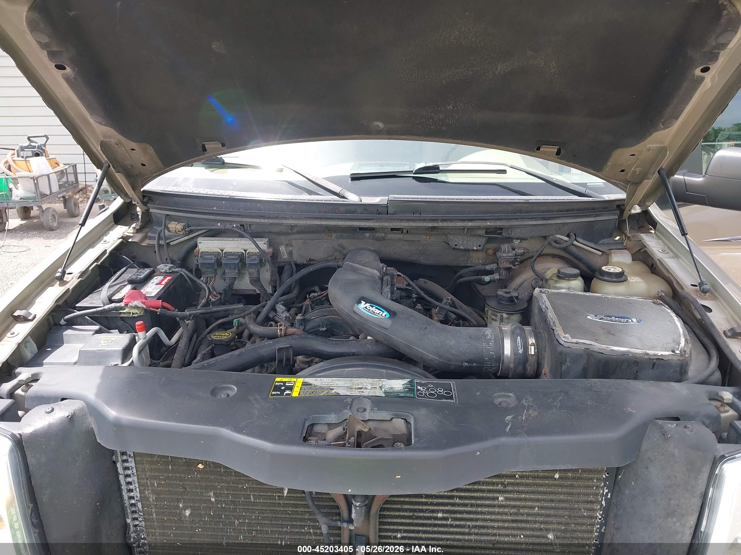 2004 Ford F-150 Lariat/xlt Желто-коричневый vin: 1FTRX12514KA06756