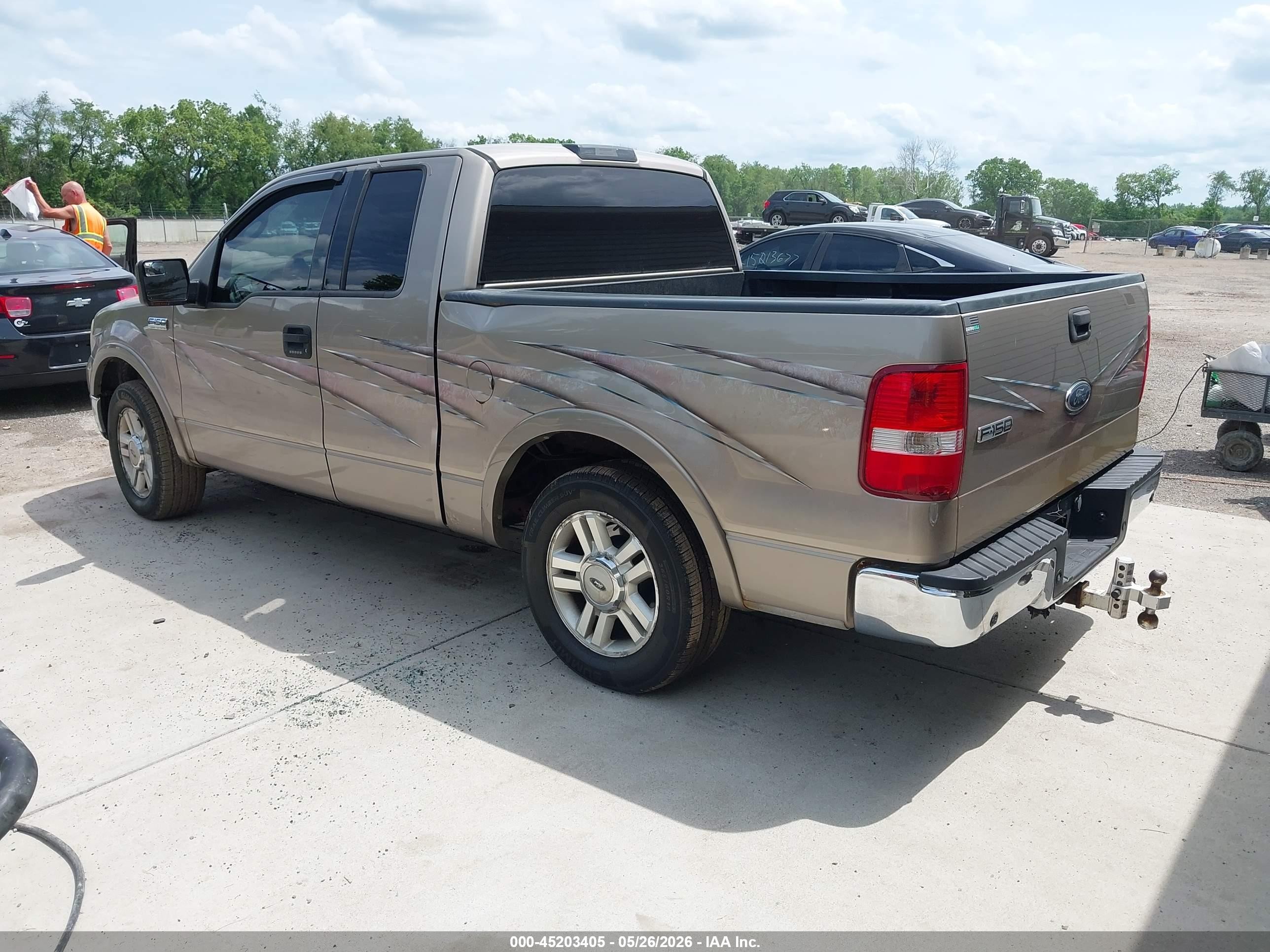 2004 Ford F-150 Lariat/xlt Желто-коричневый vin: 1FTRX12514KA06756