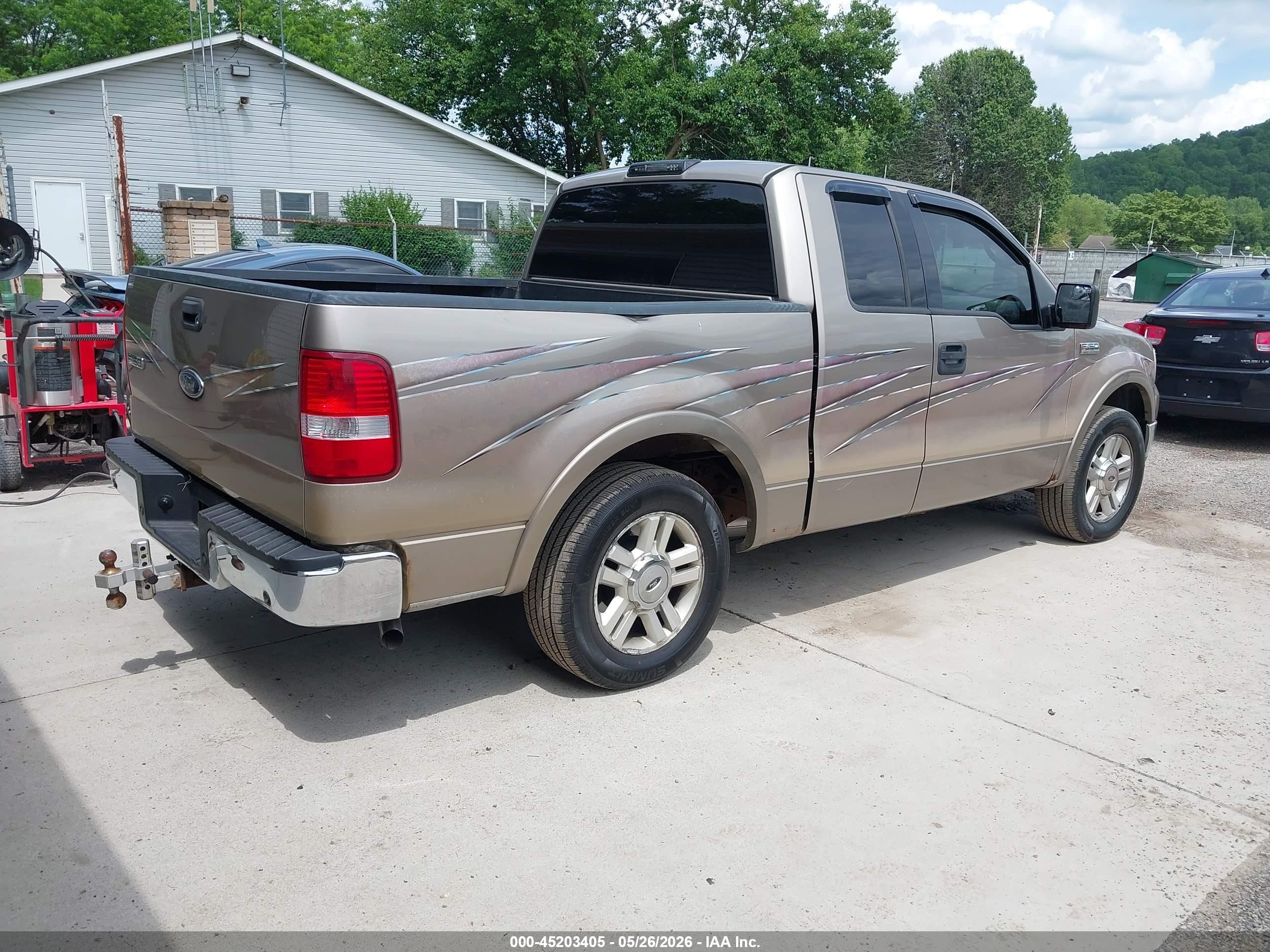 2004 Ford F-150 Lariat/xlt Желто-коричневый vin: 1FTRX12514KA06756