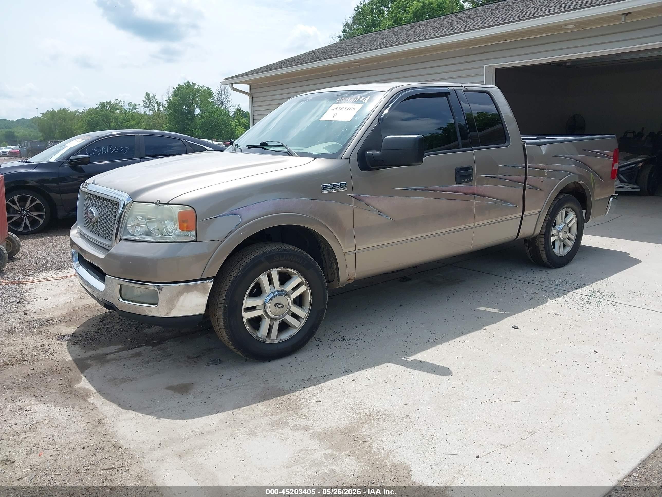 2004 Ford F-150 Lariat/xlt Желто-коричневый vin: 1FTRX12514KA06756