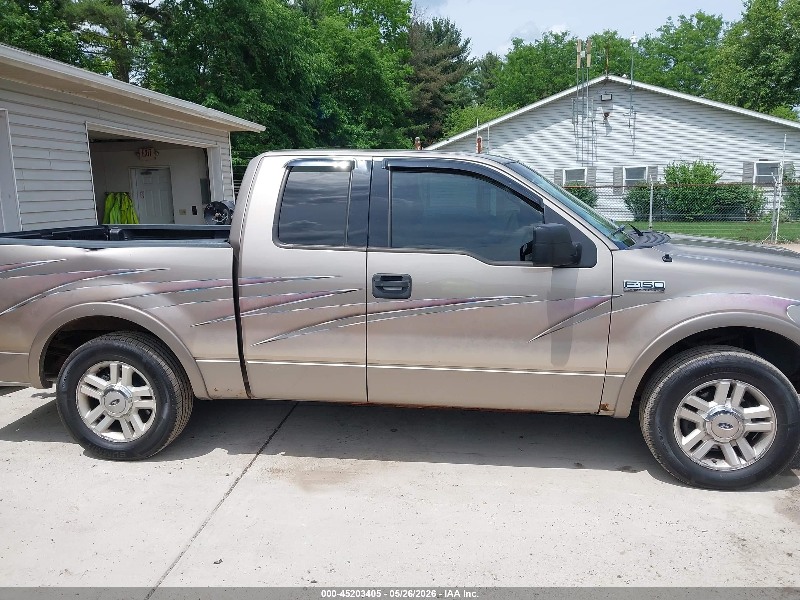 2004 Ford F-150 Lariat/xlt Желто-коричневый vin: 1FTRX12514KA06756