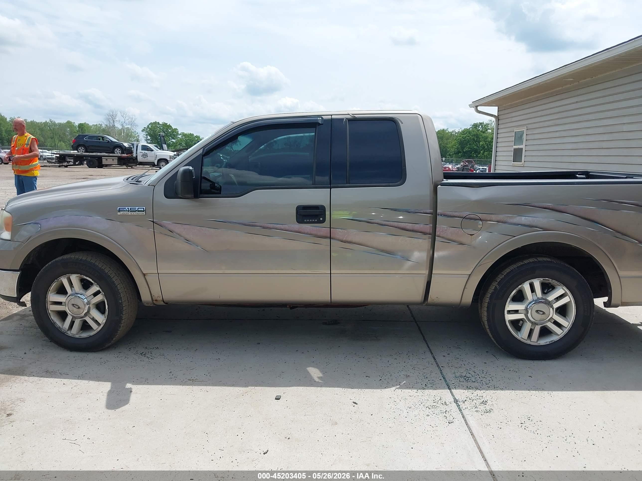 2004 Ford F-150 Lariat/xlt Желто-коричневый vin: 1FTRX12514KA06756