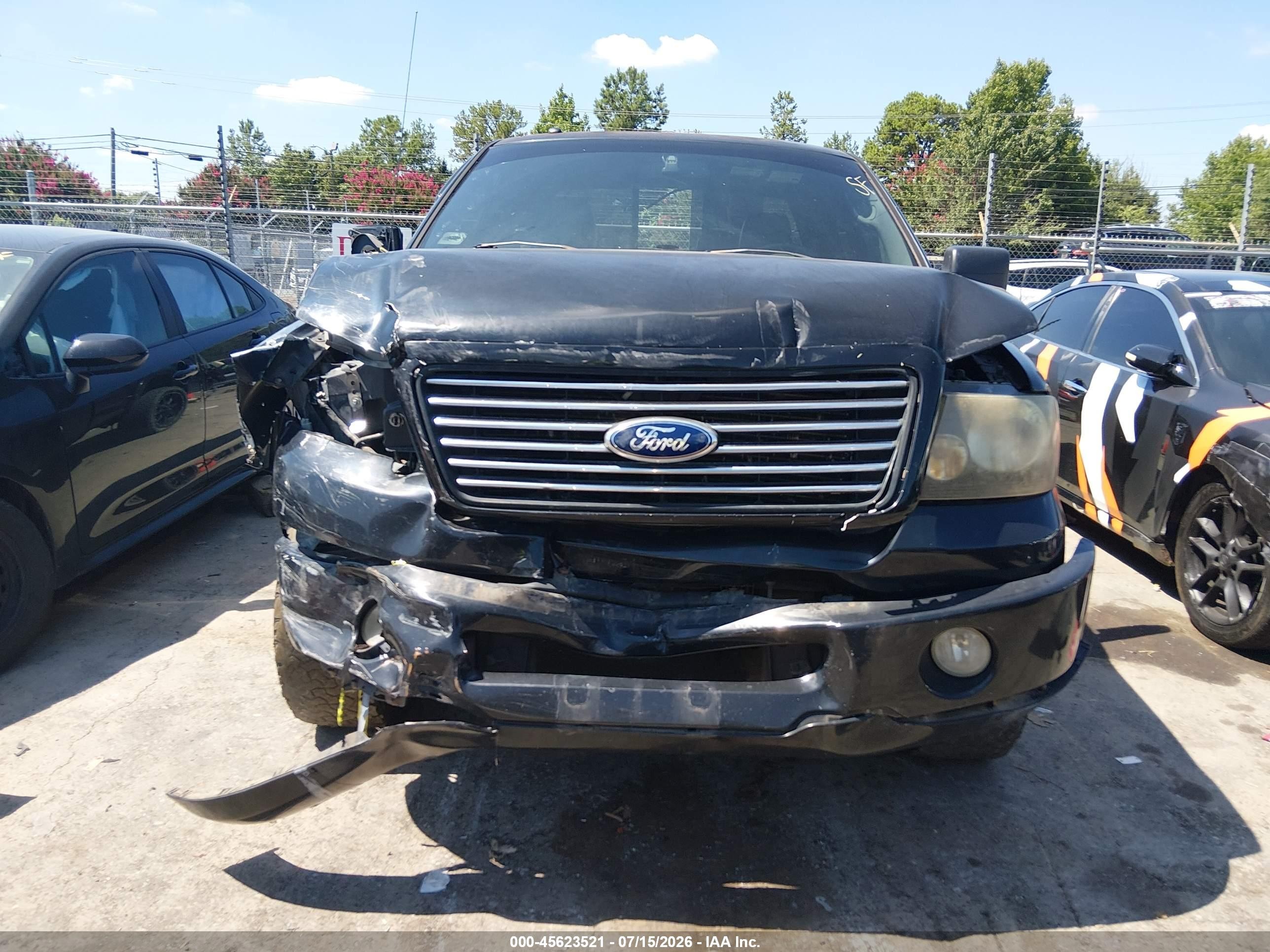 2006 Ford F-150 Lariat/xl/xlt Черный vin: 1FTRX12516FA27053