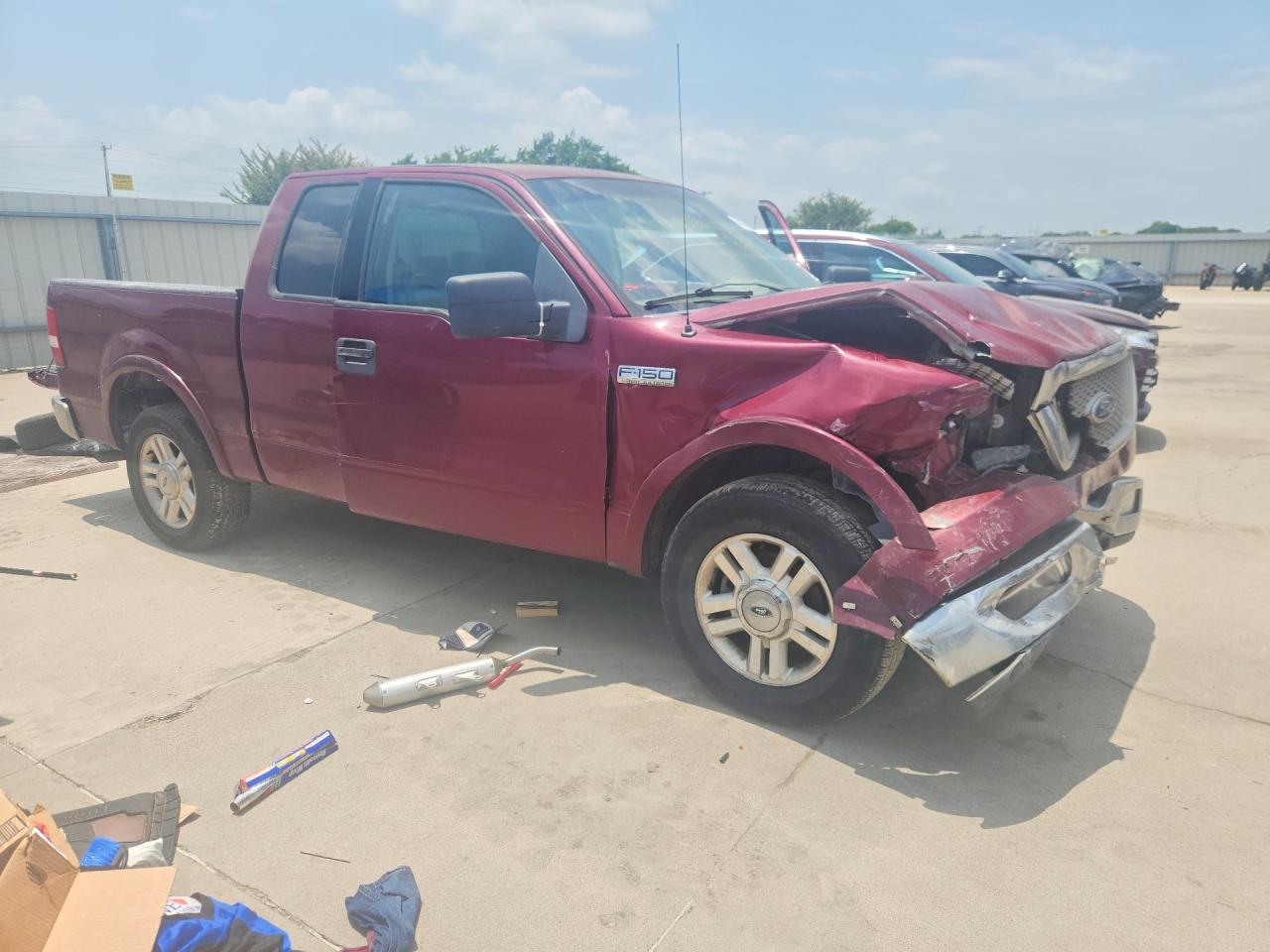 2004 Ford F150 Burgundy vin: 1FTRX12544KD66152
