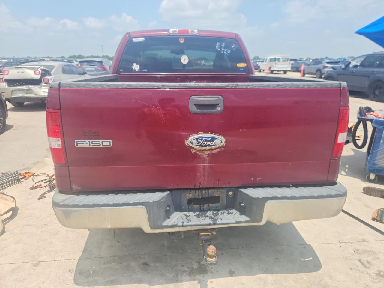 2004 Ford F150 Burgundy vin: 1FTRX12544KD66152