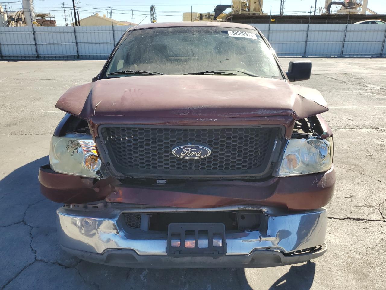 2004 Ford F150 Maroon vin: 1FTRX12574KD09895