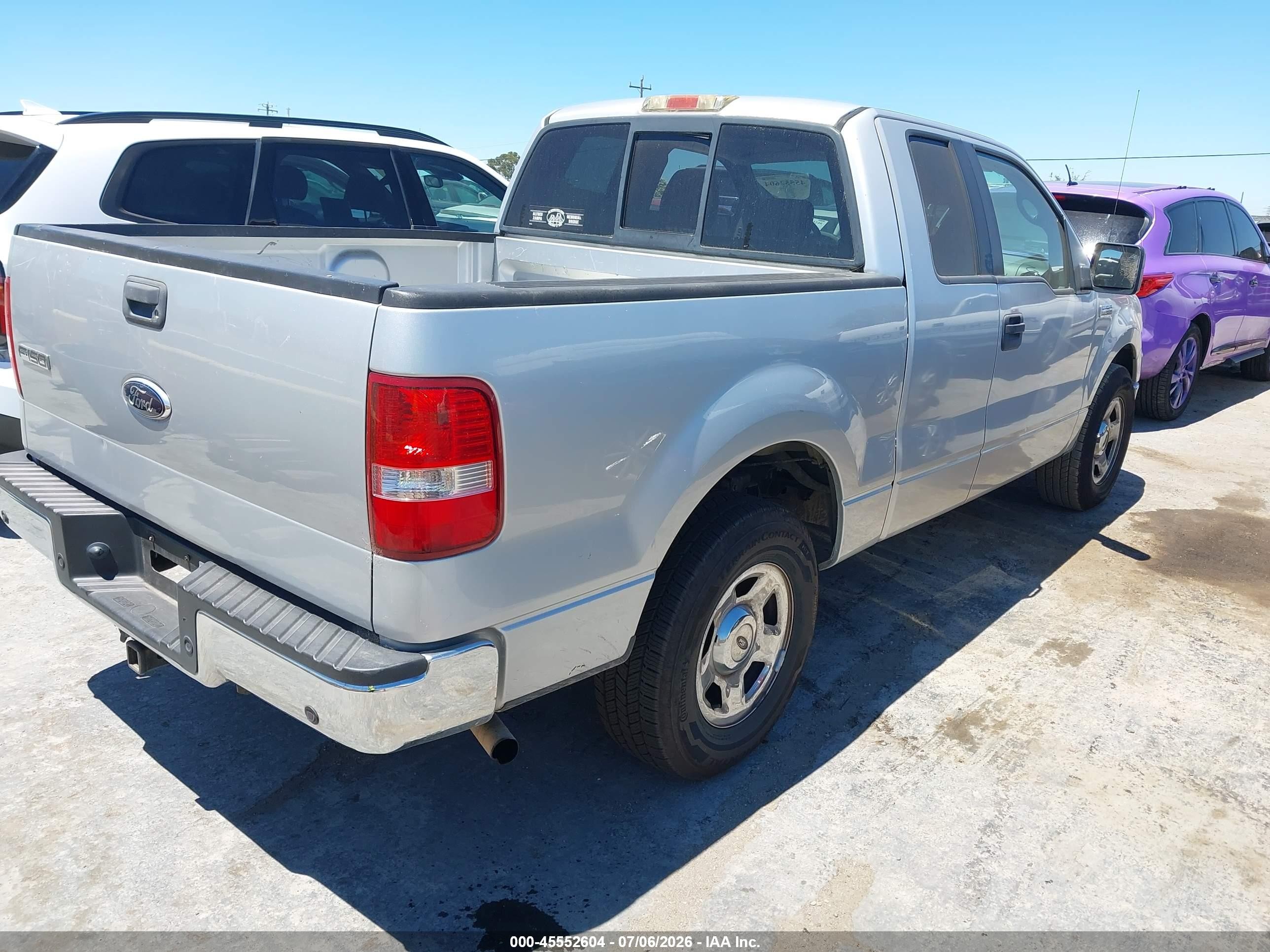 2006 Ford F-150 Lariat/xl/xlt Silver vin: 1FTRX12586FA16194