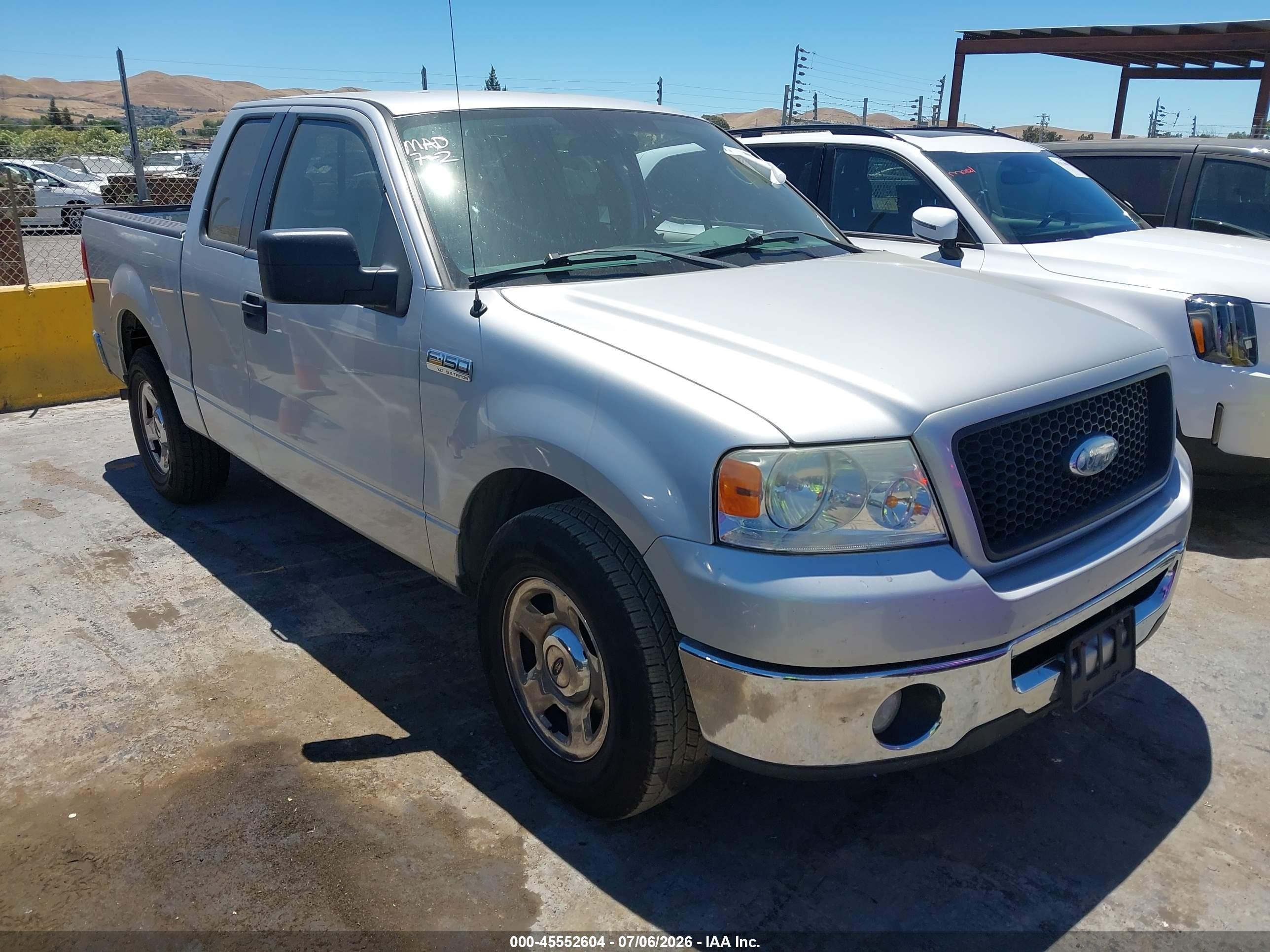 2006 Ford F-150 Lariat/xl/xlt Silver vin: 1FTRX12586FA16194