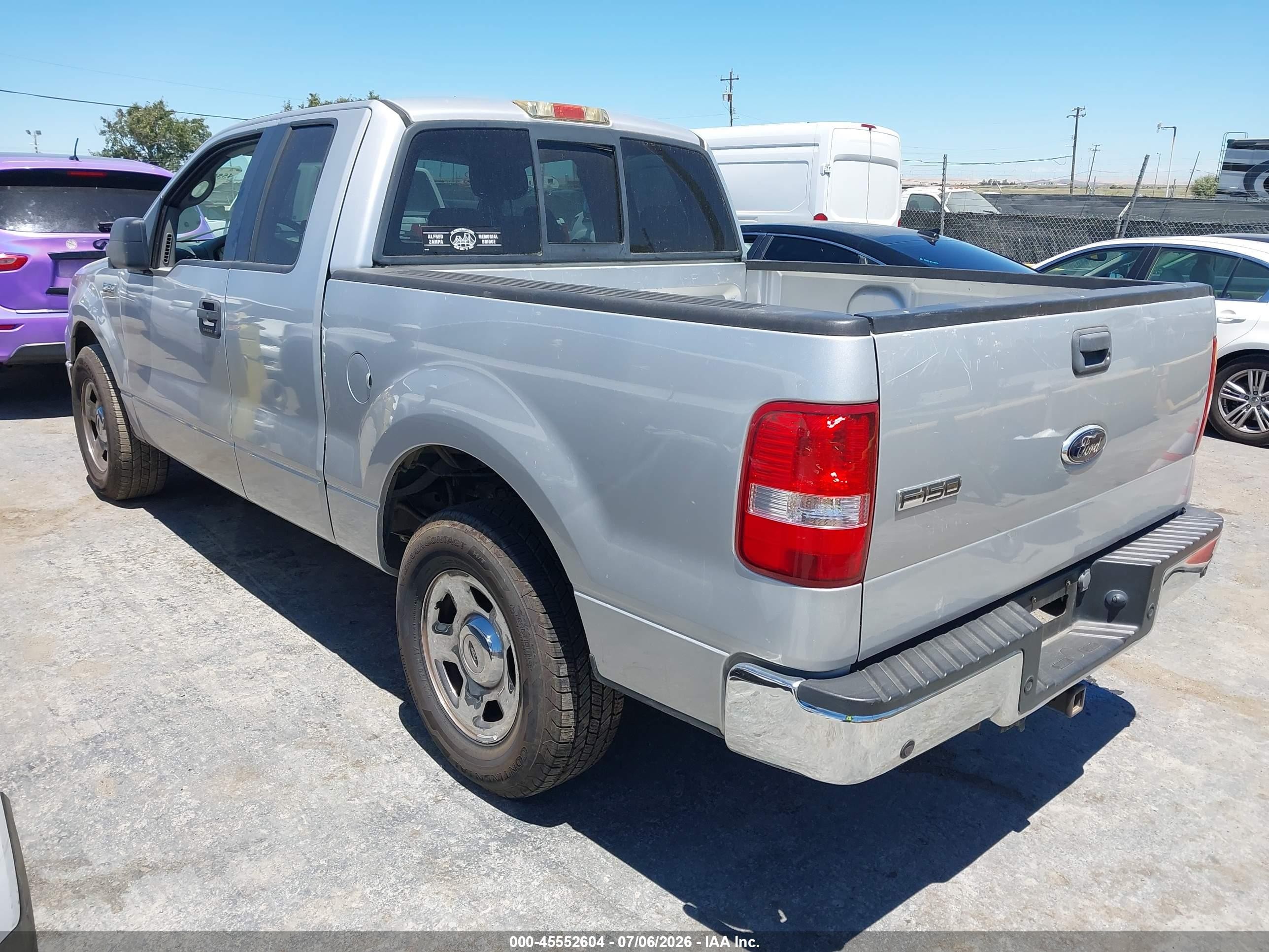 2006 Ford F-150 Lariat/xl/xlt Silver vin: 1FTRX12586FA16194