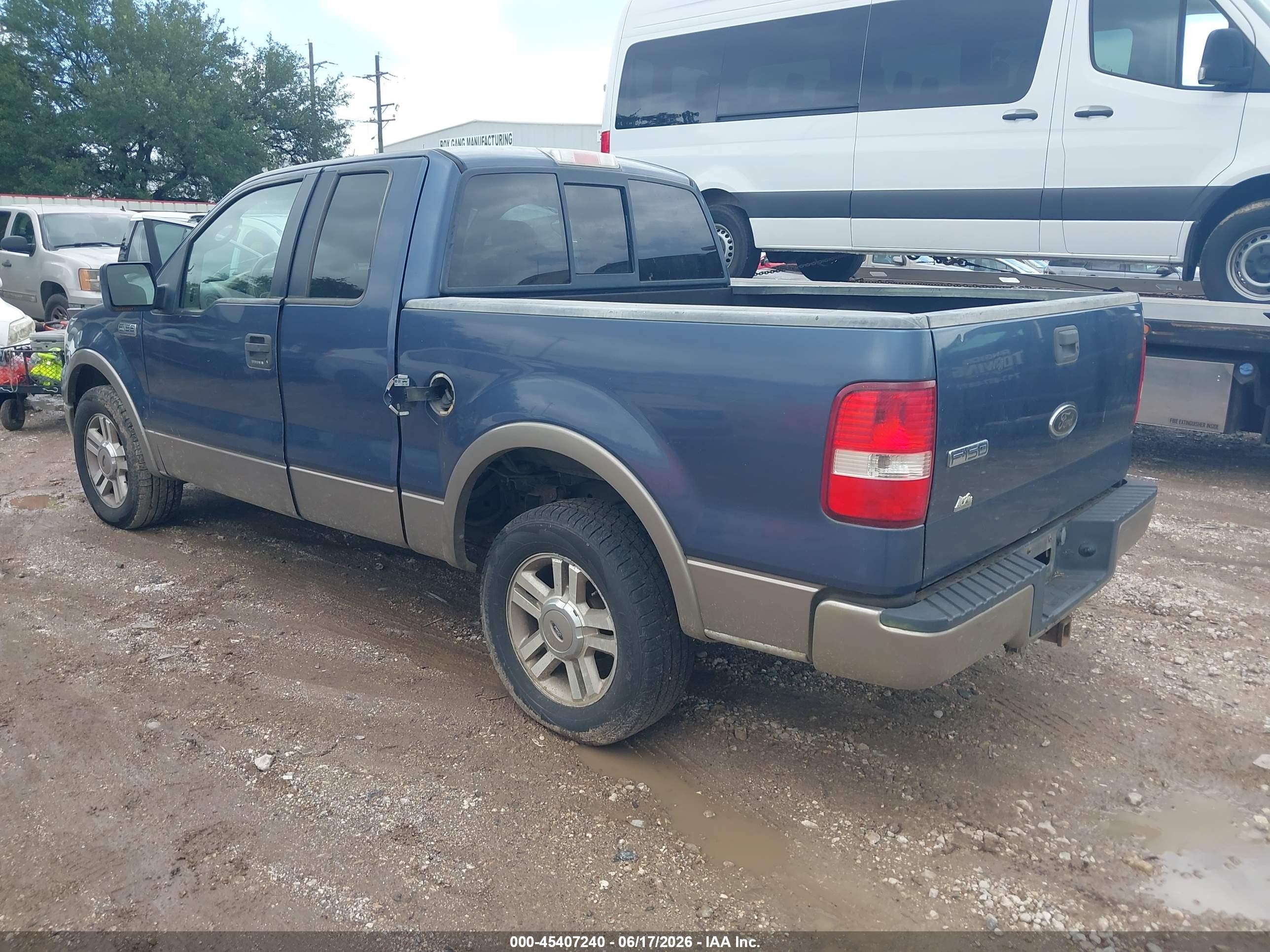 2005 Ford F-150 Lariat/xl/xlt Синий vin: 1FTRX12595FA35674