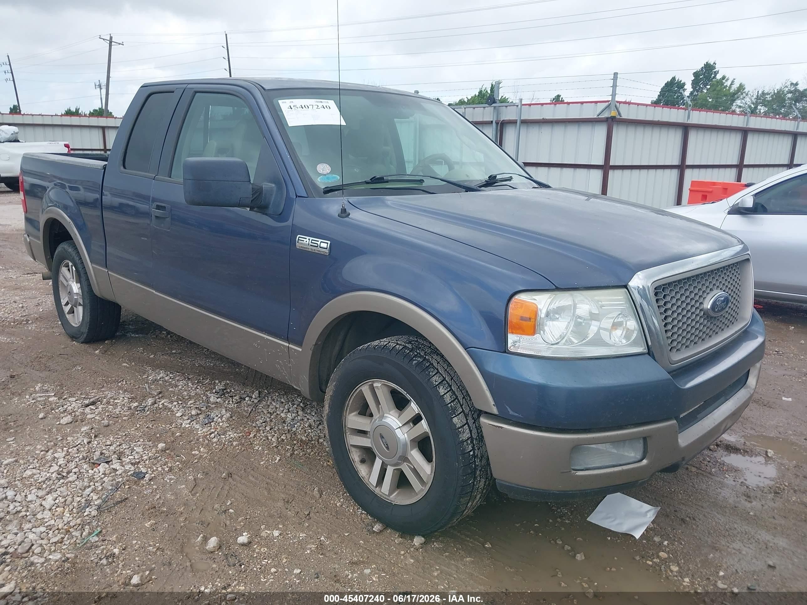 2005 Ford F-150 Lariat/xl/xlt Синий vin: 1FTRX12595FA35674
