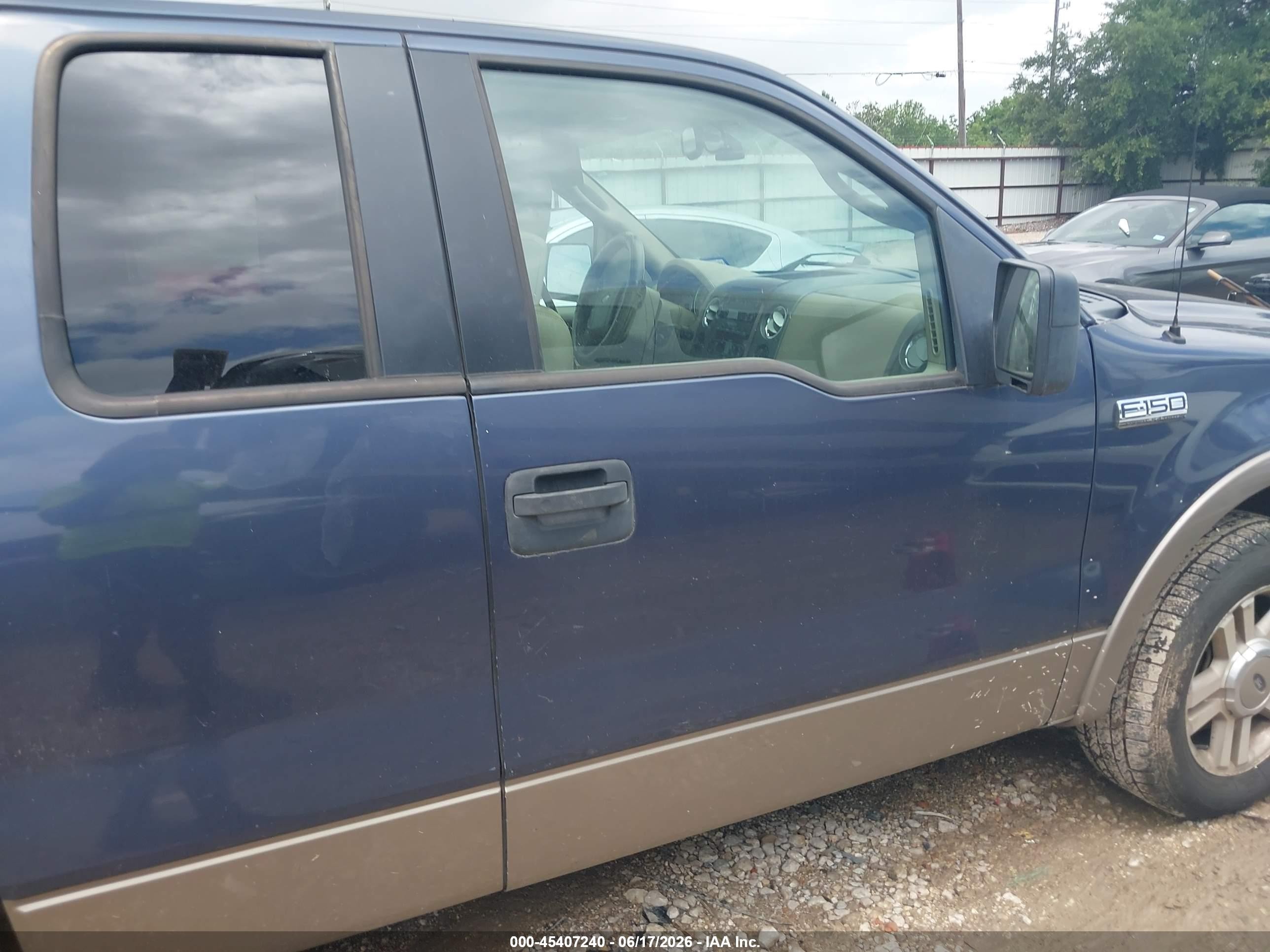 2005 Ford F-150 Lariat/xl/xlt Синий vin: 1FTRX12595FA35674