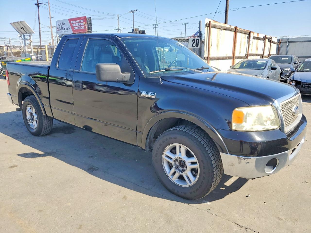 2006 Ford F150 Black vin: 1FTRX12596KB03593