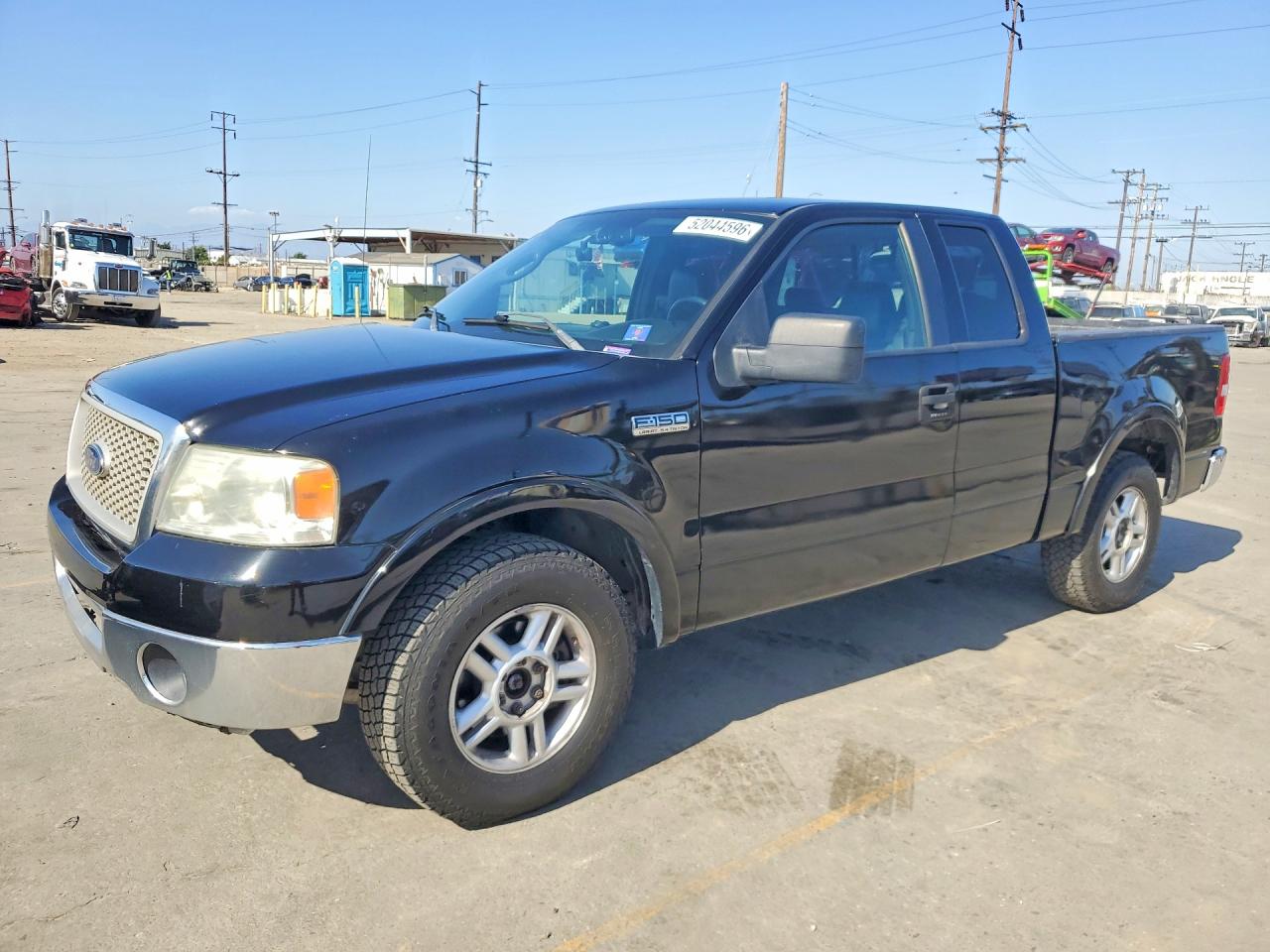 2006 Ford F150 Black vin: 1FTRX12596KB03593