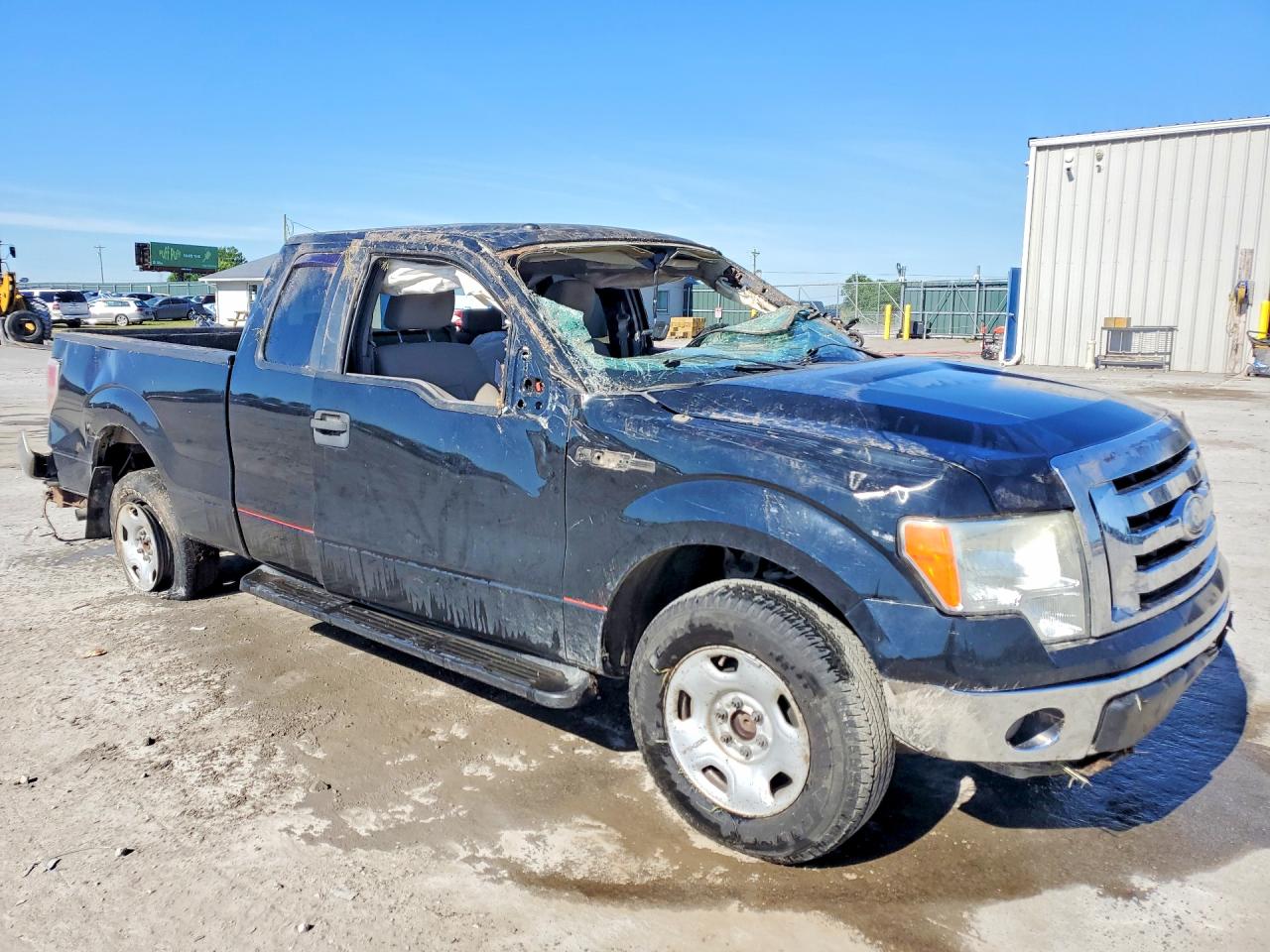 2009 Ford F150 Super Cab Black vin: 1FTRX12809FA90269