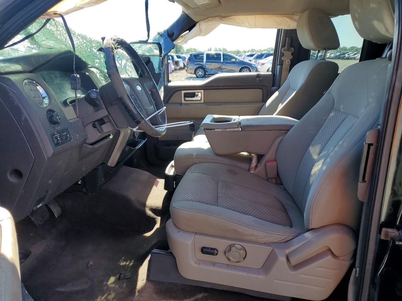 2009 Ford F150 Super Cab Black vin: 1FTRX12809FA90269