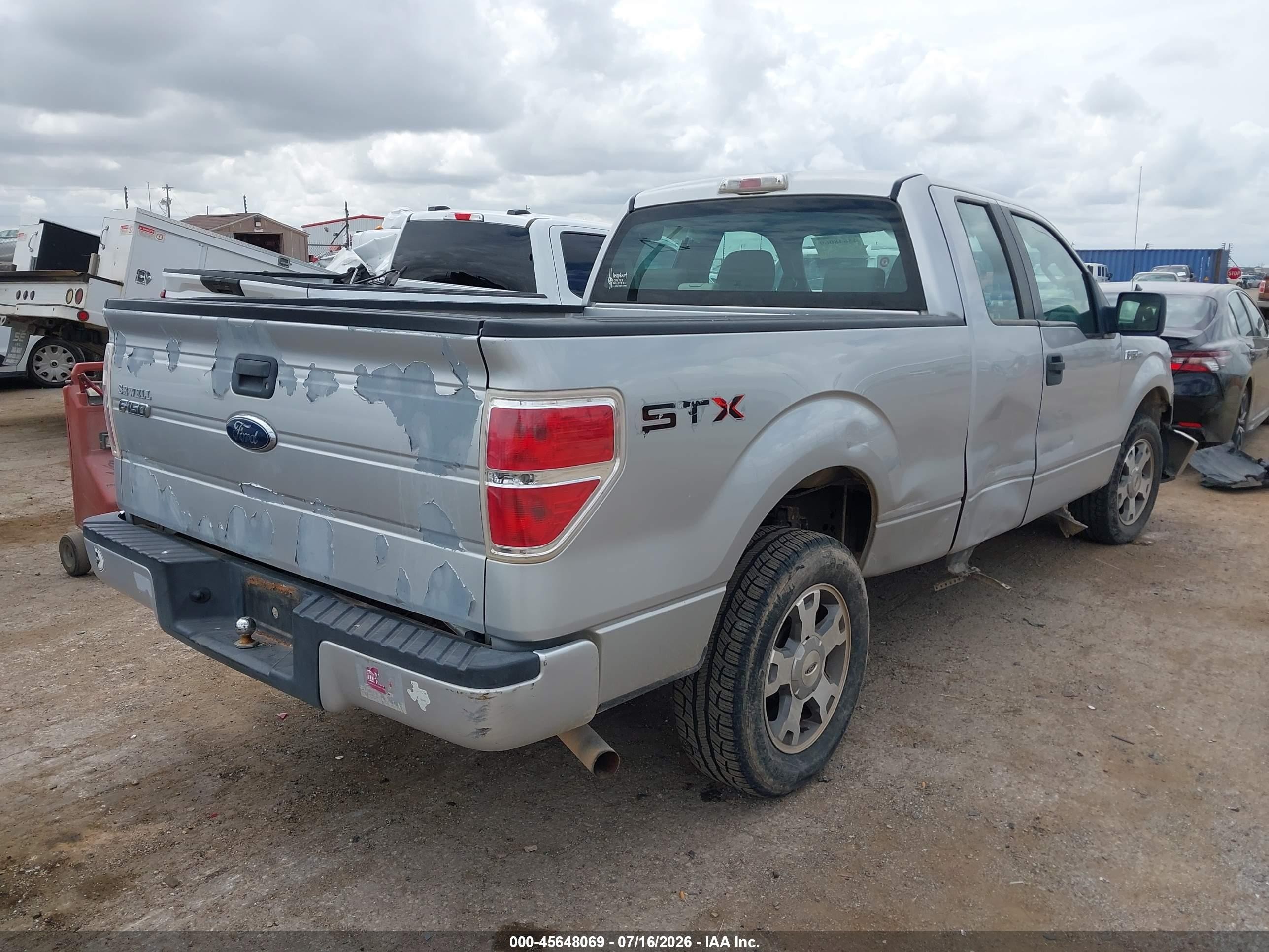 2009 Ford F-150 Stx/xl/xlt Silver vin: 1FTRX12829KC76726