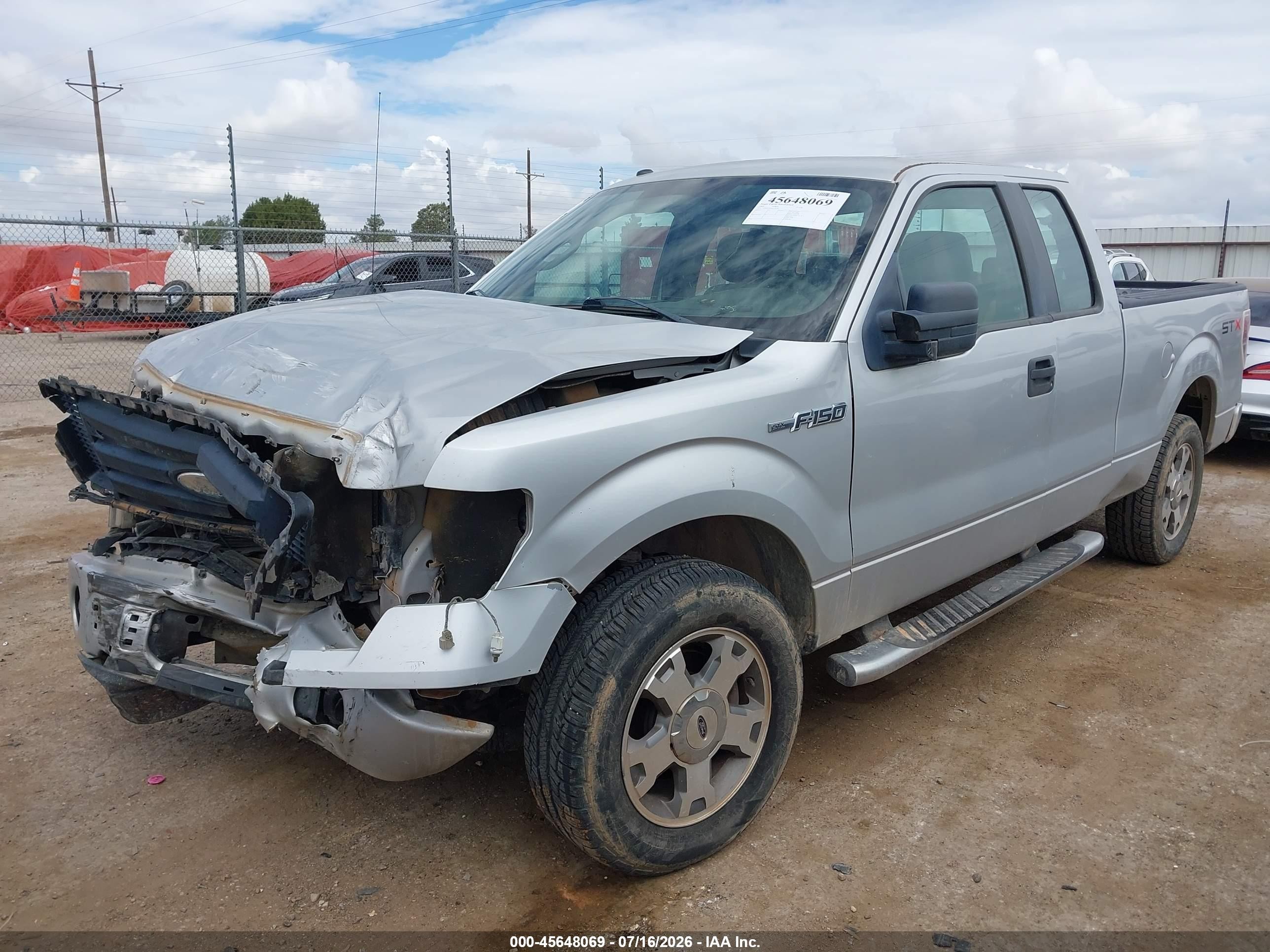 2009 Ford F-150 Stx/xl/xlt Silver vin: 1FTRX12829KC76726