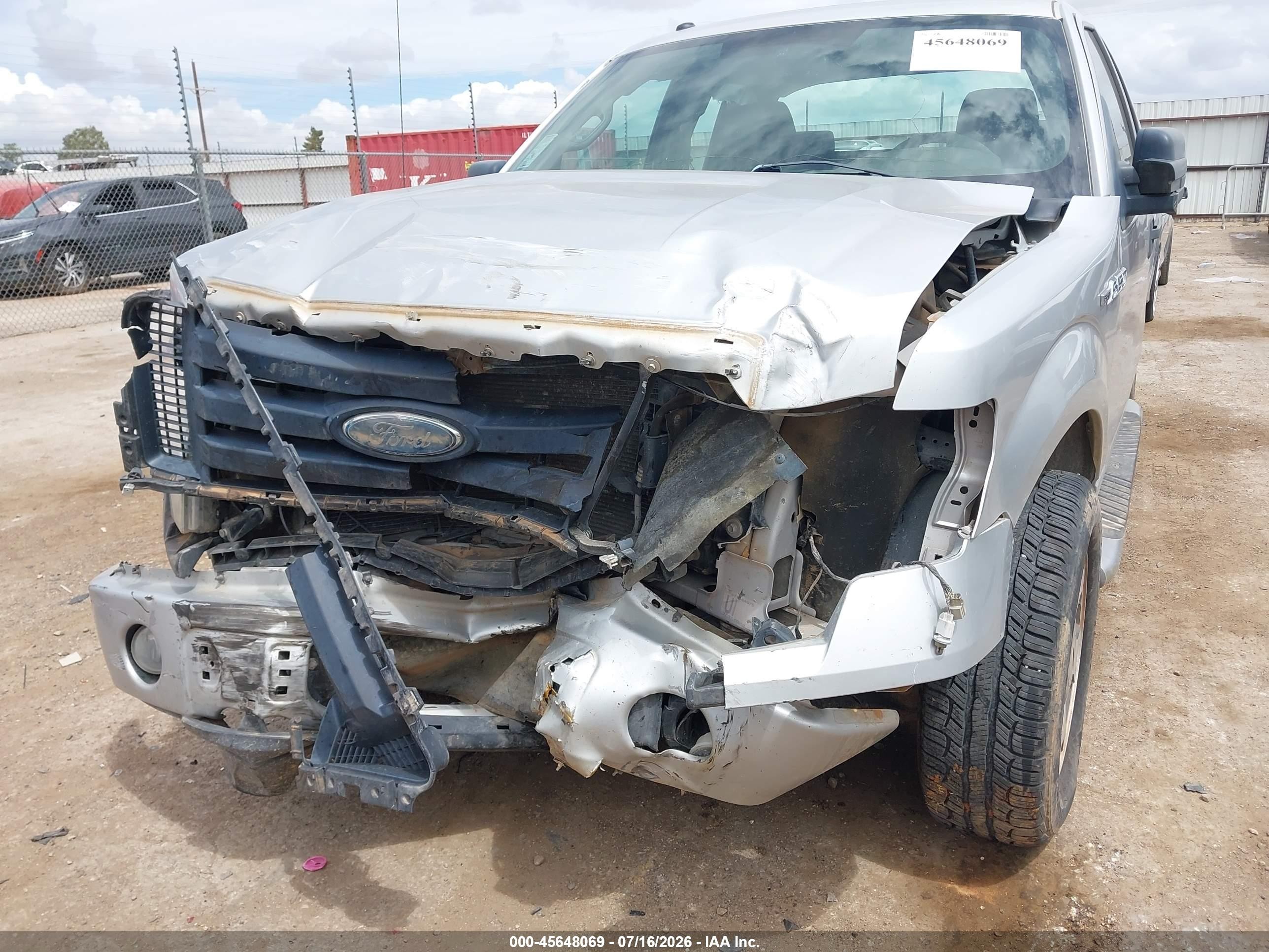 2009 Ford F-150 Stx/xl/xlt Silver vin: 1FTRX12829KC76726