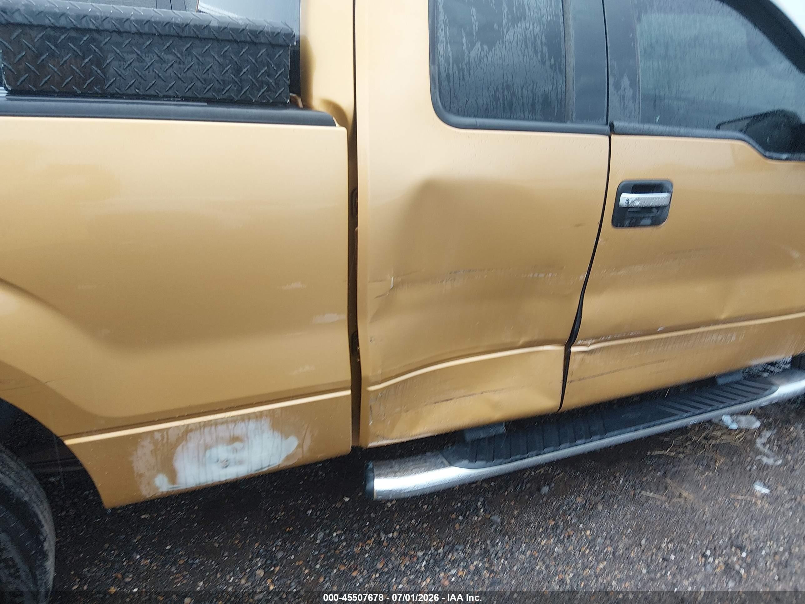 2009 Ford F-150 Xlt Yellow vin: 1FTRX12839FA08521