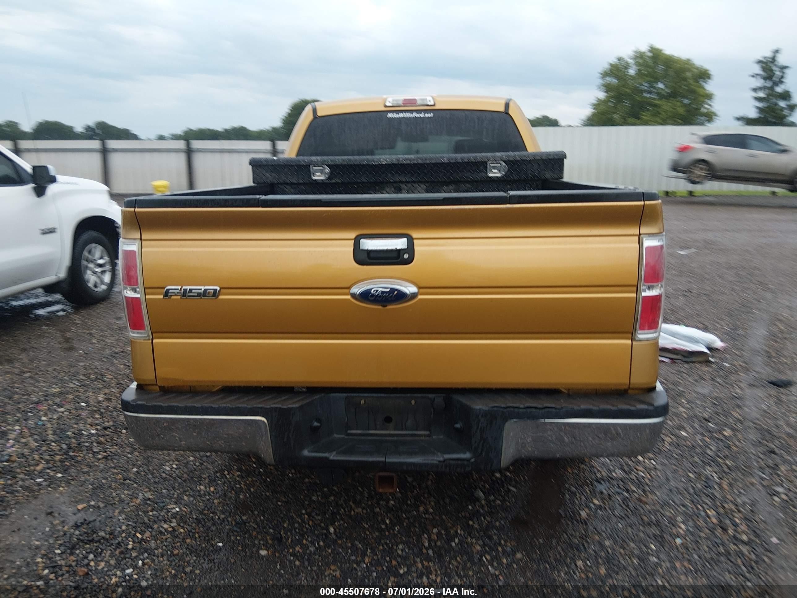 2009 Ford F-150 Xlt Yellow vin: 1FTRX12839FA08521