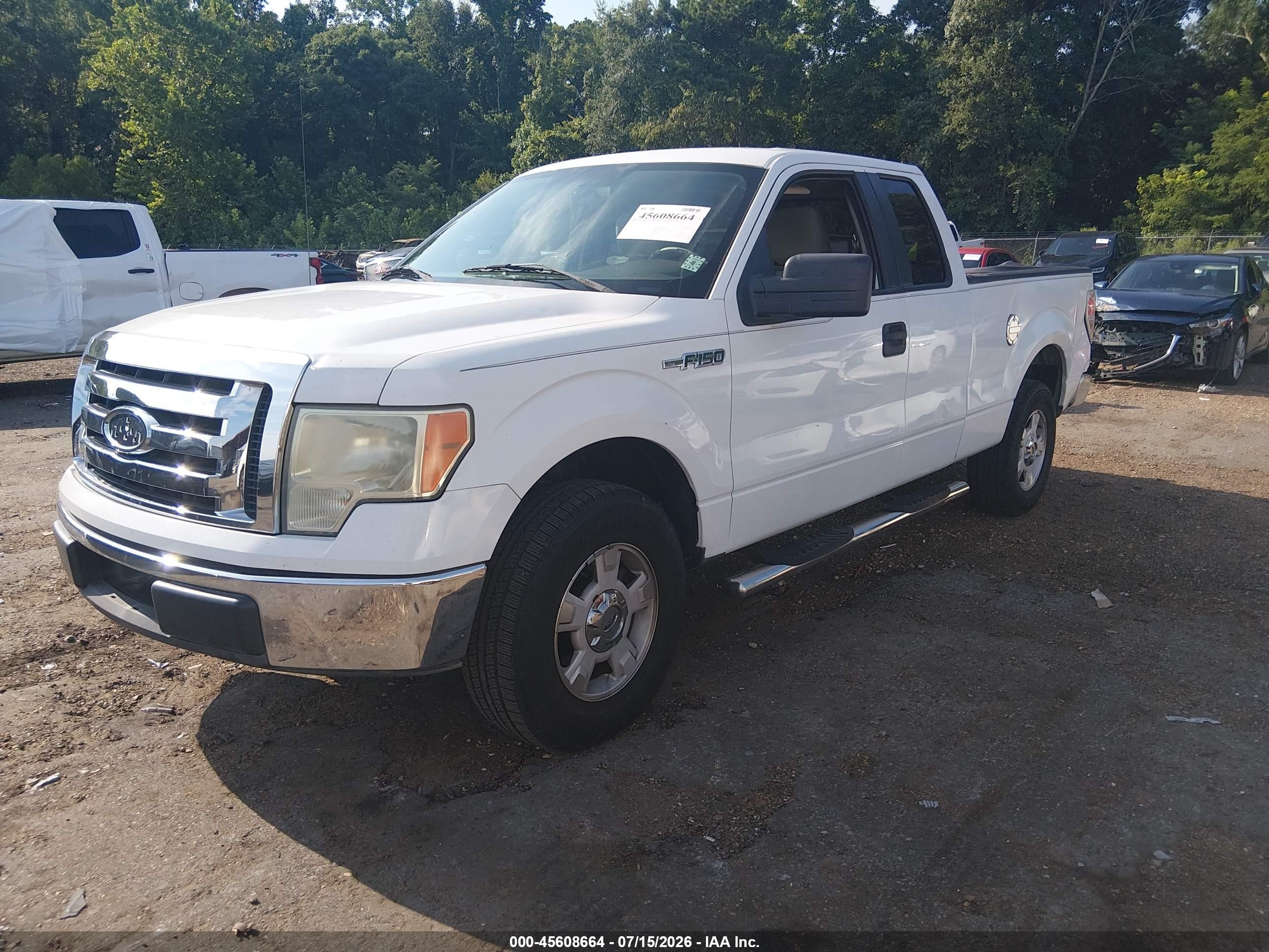 2009 Ford F-150 Stx/xl/xlt White vin: 1FTRX12849FA72082