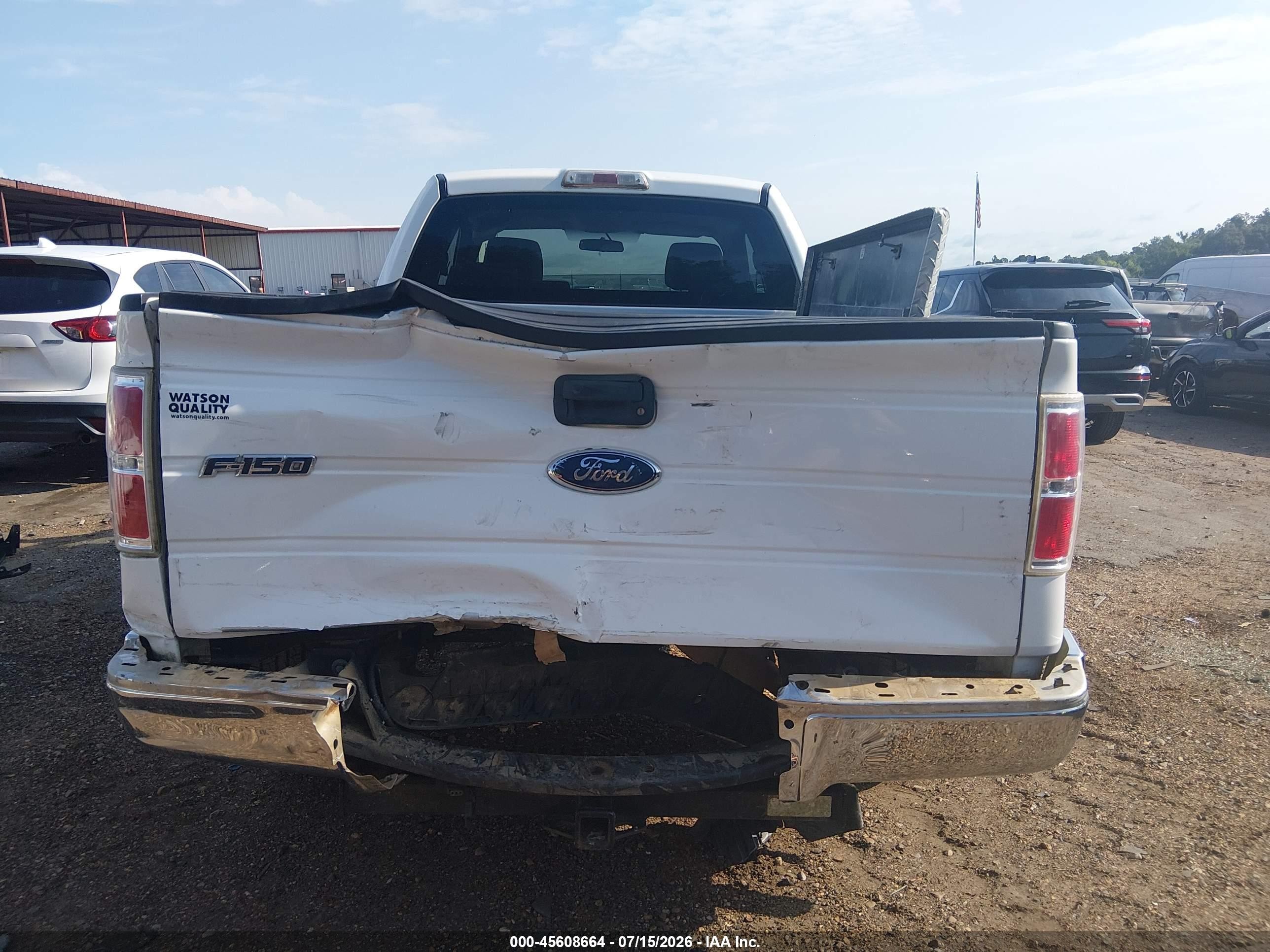 2009 Ford F-150 Stx/xl/xlt White vin: 1FTRX12849FA72082
