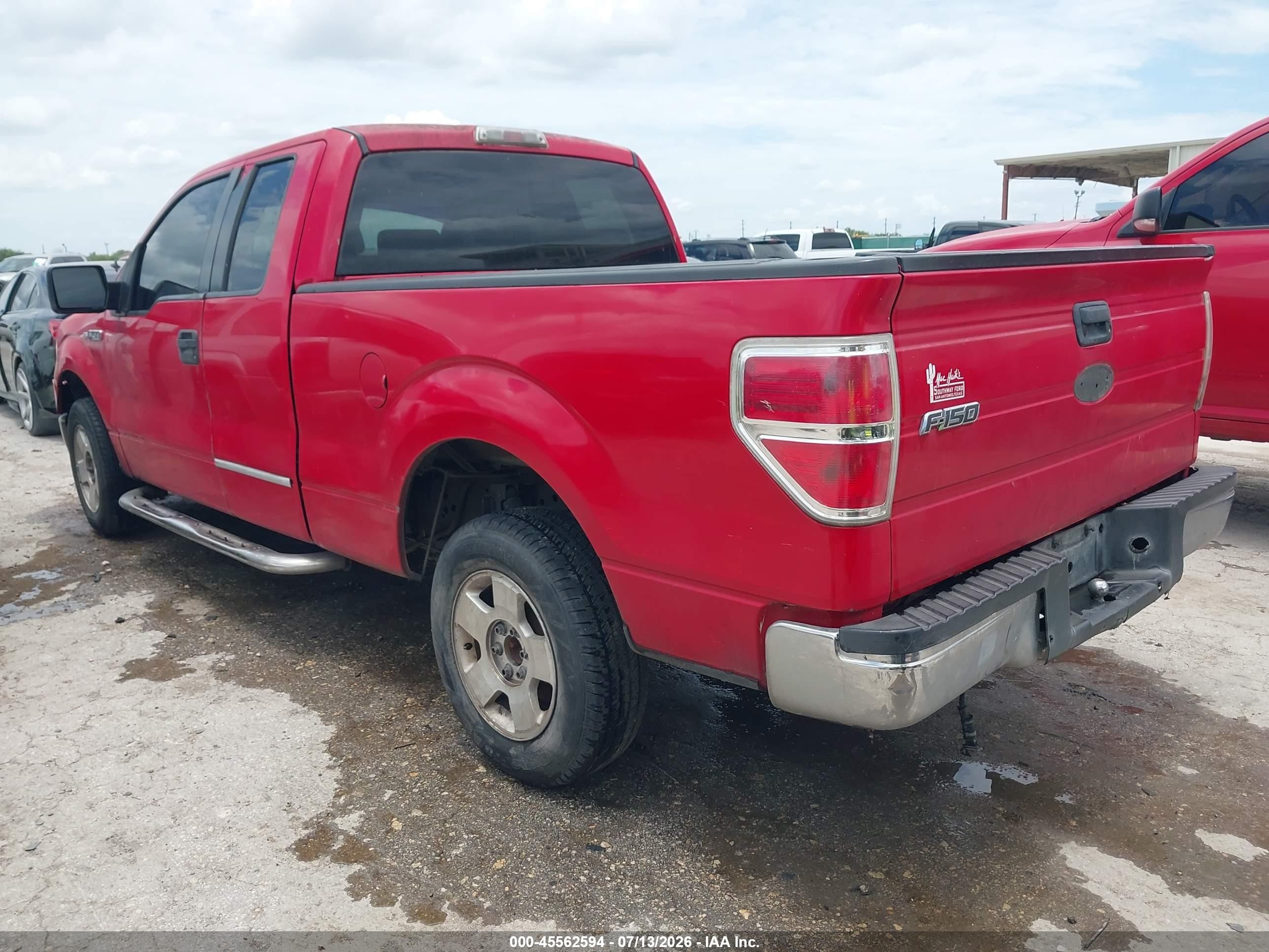 2009 Ford F-150 Stx/xl/xlt Red vin: 1FTRX12879KC16196