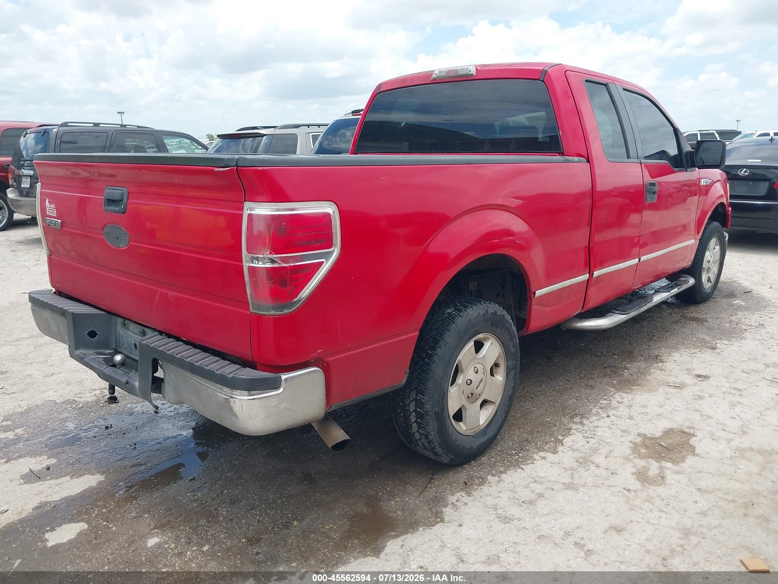 2009 Ford F-150 Stx/xl/xlt Red vin: 1FTRX12879KC16196