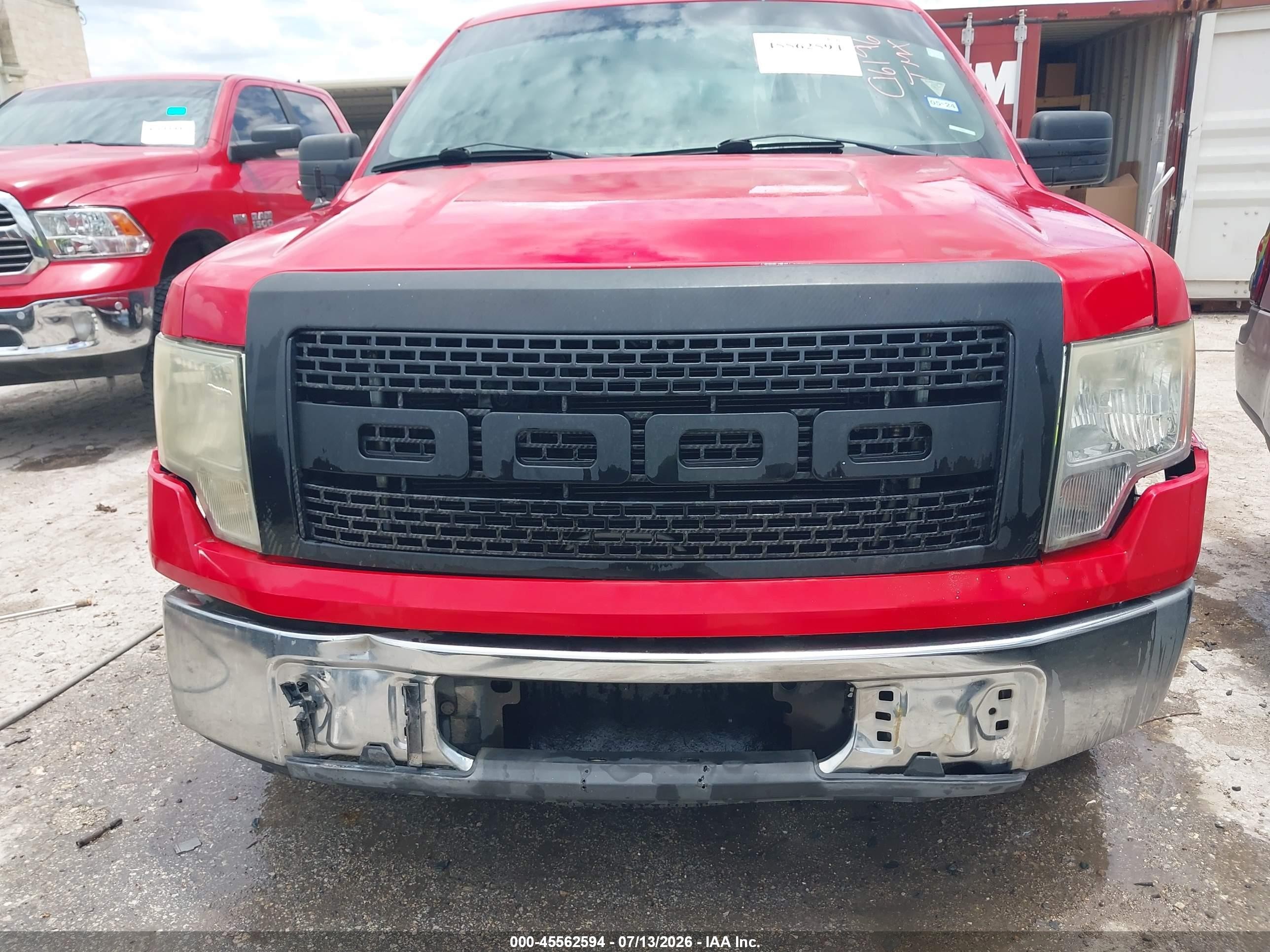 2009 Ford F-150 Stx/xl/xlt Red vin: 1FTRX12879KC16196