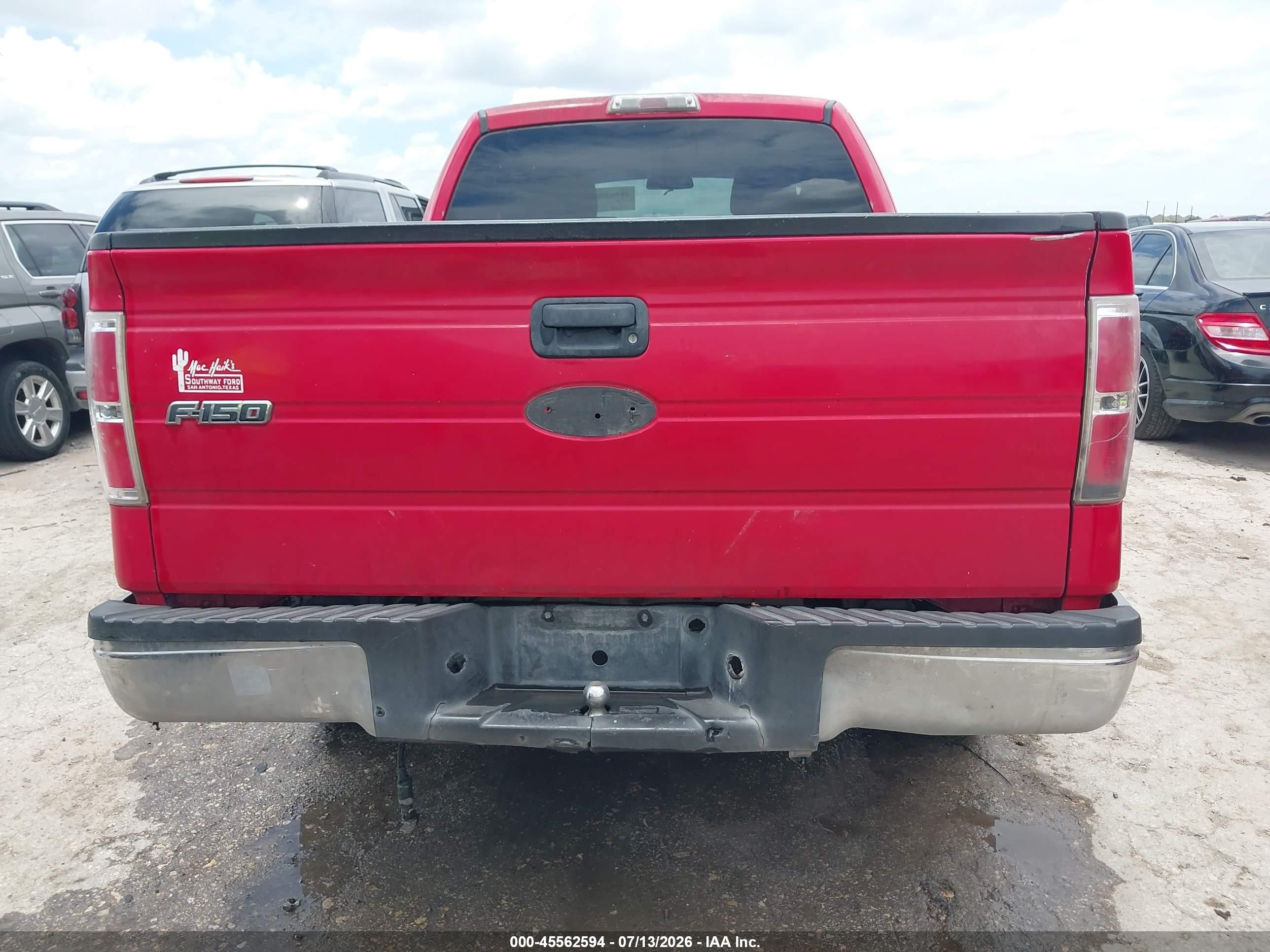 2009 Ford F-150 Stx/xl/xlt Red vin: 1FTRX12879KC16196