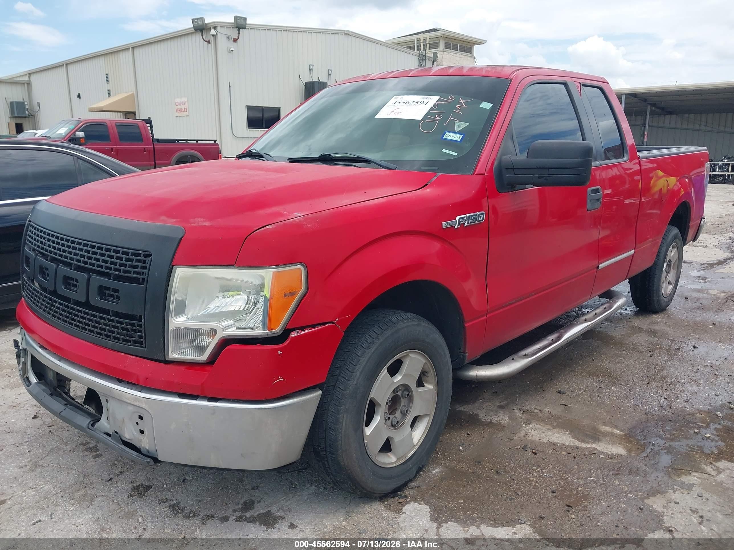 2009 Ford F-150 Stx/xl/xlt Red vin: 1FTRX12879KC16196