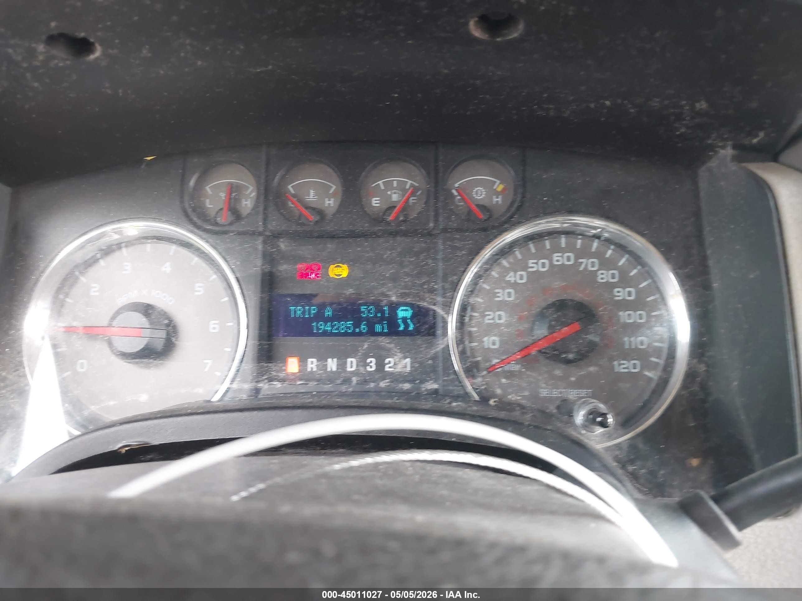 2009 Ford F-150 Stx/xl/xlt Серый vin: 1FTRX12889FA15321