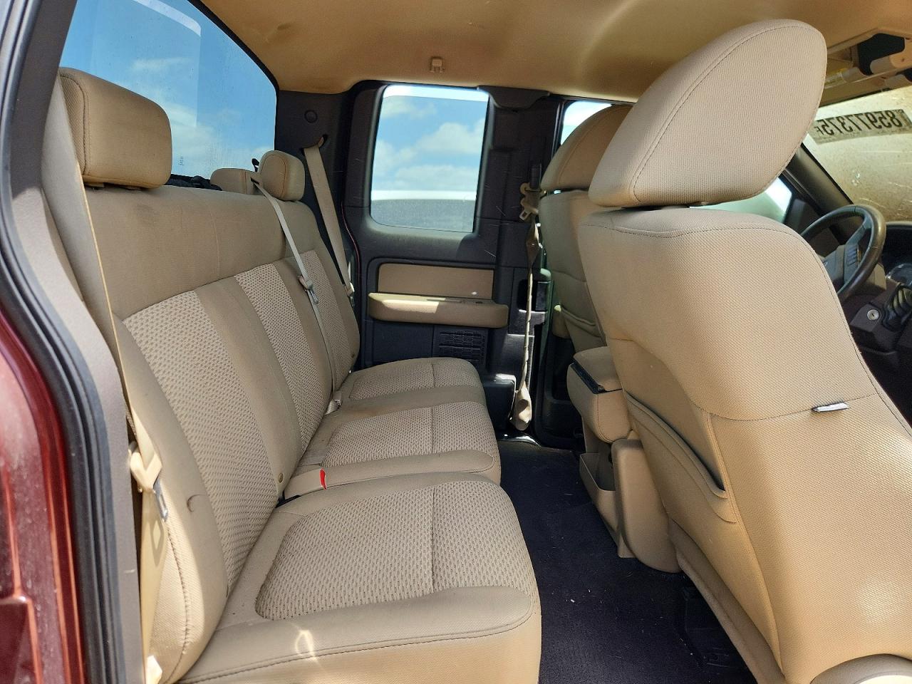 2009 Ford F150 Super Cab Burgundy vin: 1FTRX12899KC28642