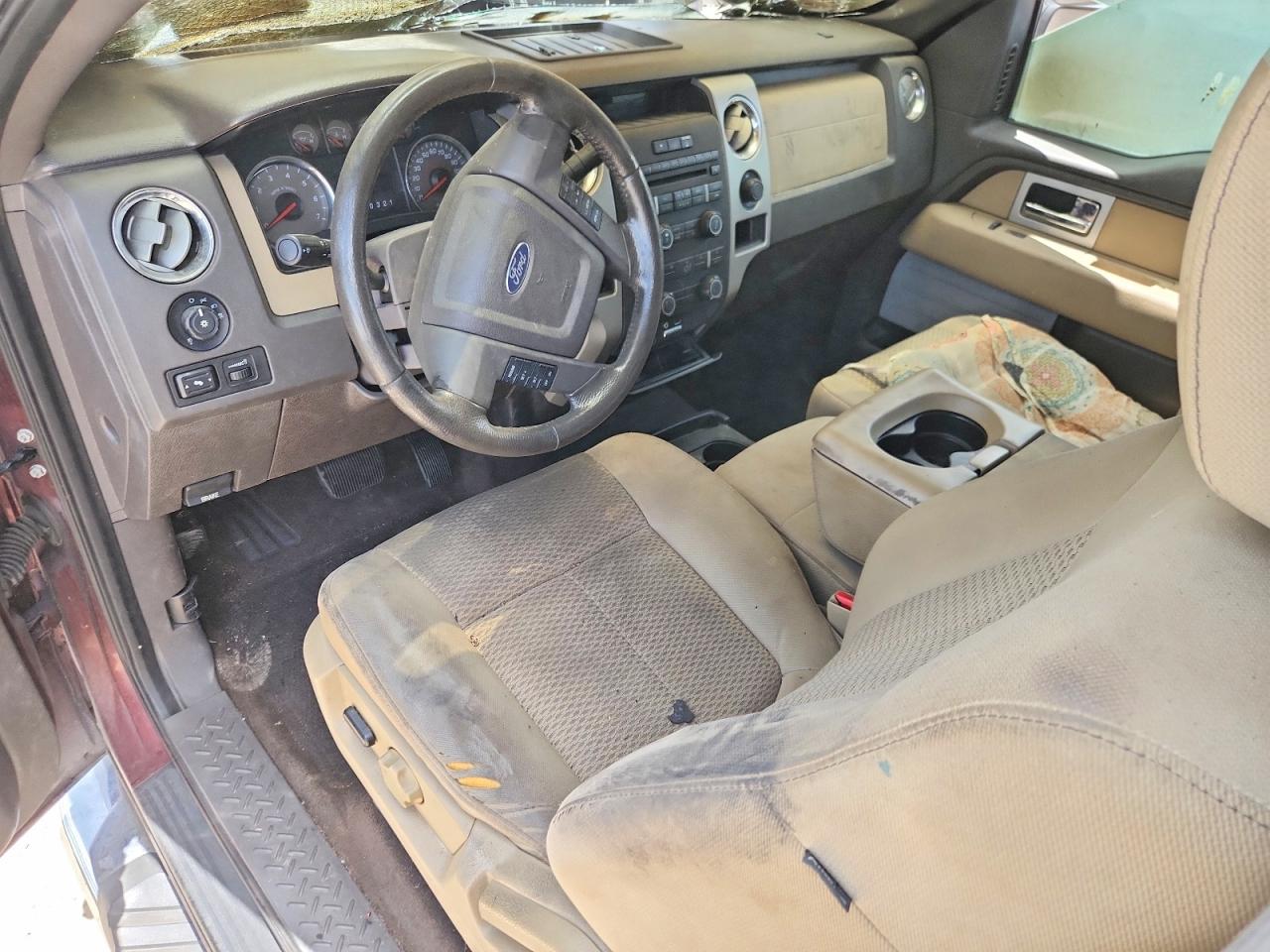 2009 Ford F150 Super Cab Burgundy vin: 1FTRX12899KC28642