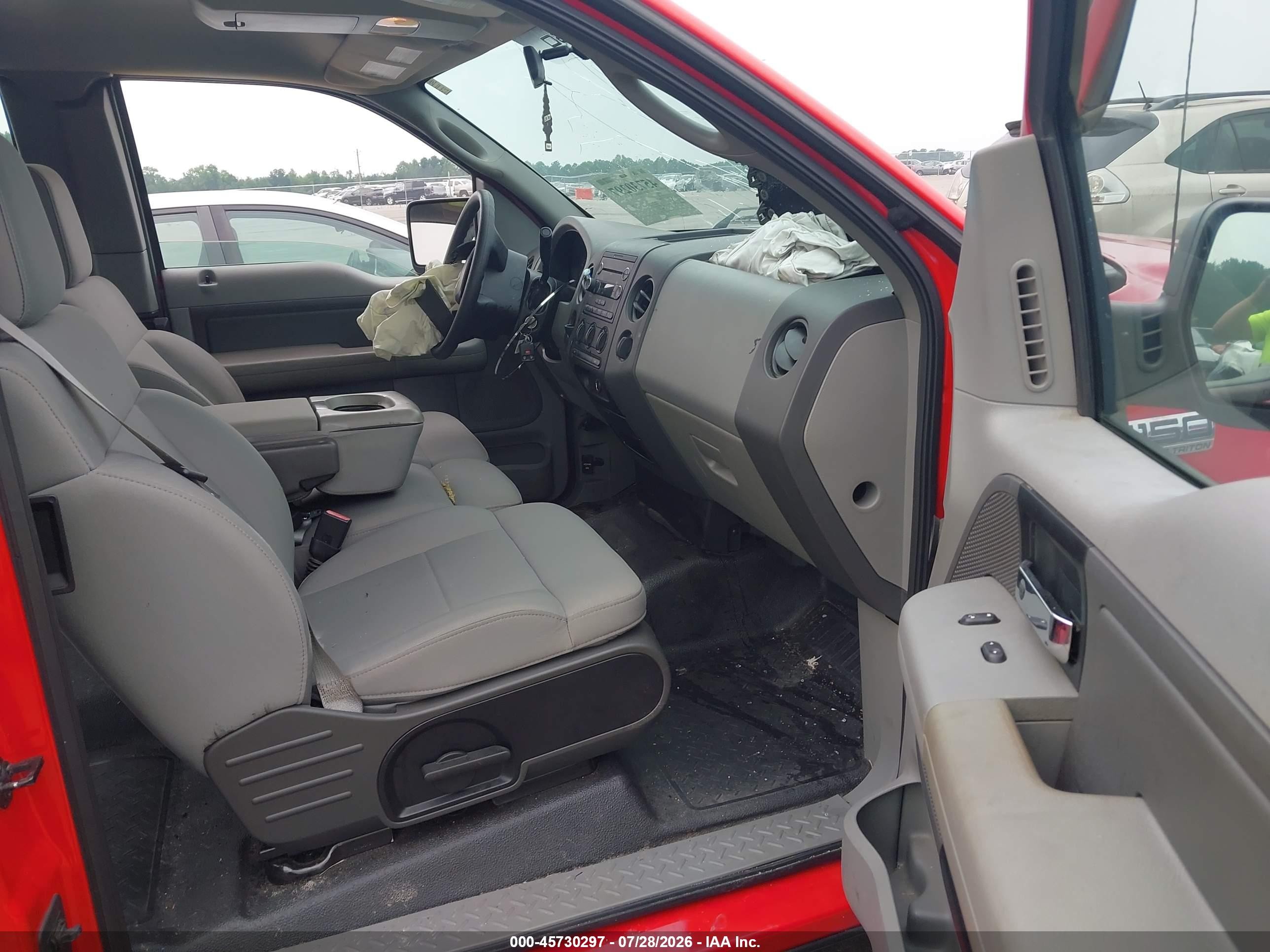 2008 Ford F-150 Fx2/lariat/stx/xlt Red vin: 1FTRX12V38FA66990