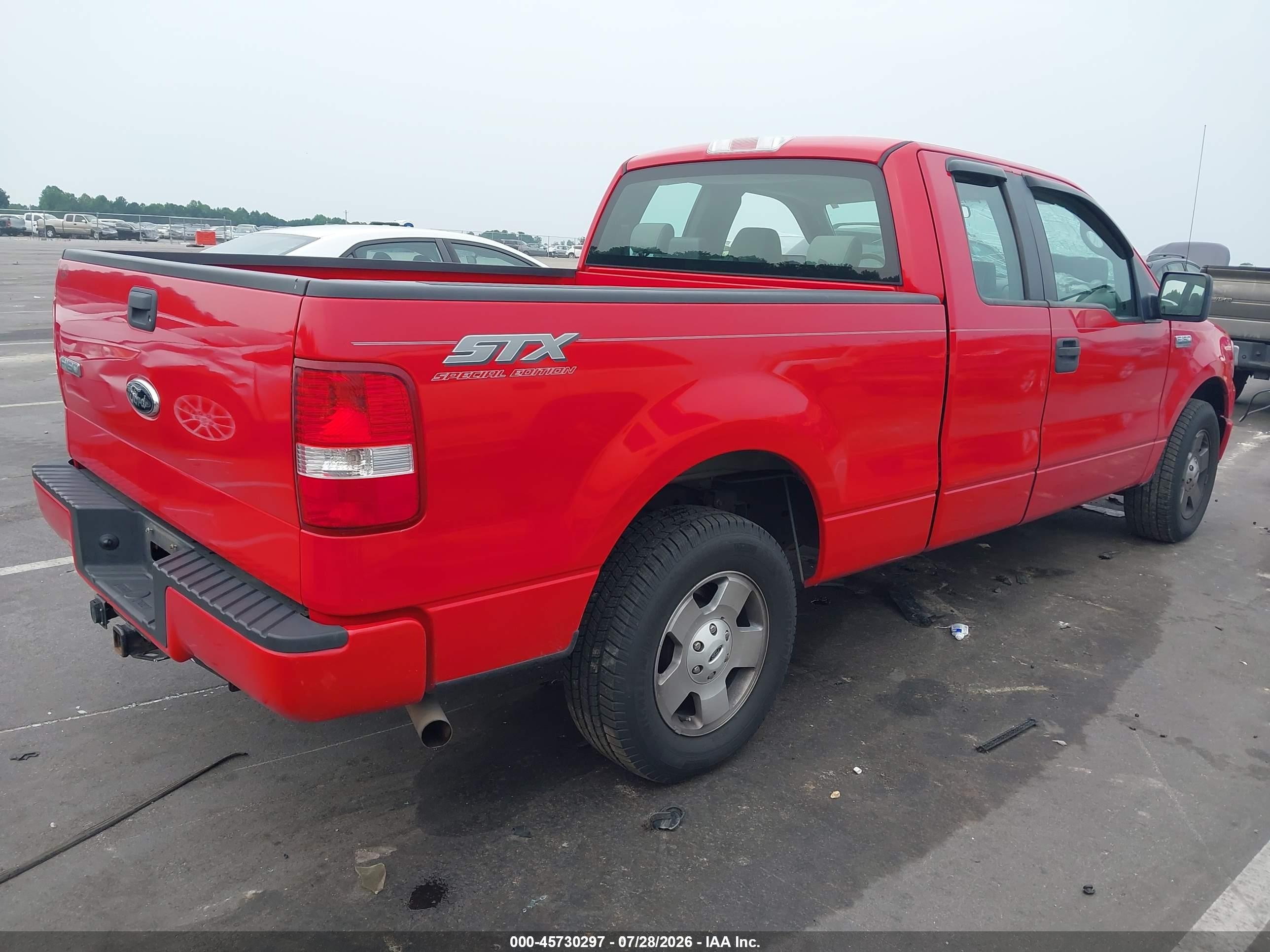 2008 Ford F-150 Fx2/lariat/stx/xlt Red vin: 1FTRX12V38FA66990