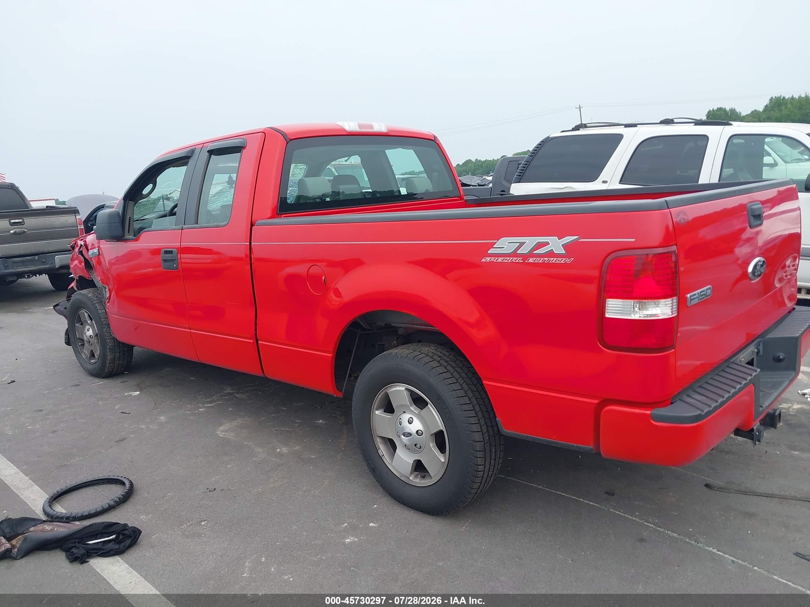 2008 Ford F-150 Fx2/lariat/stx/xlt Red vin: 1FTRX12V38FA66990
