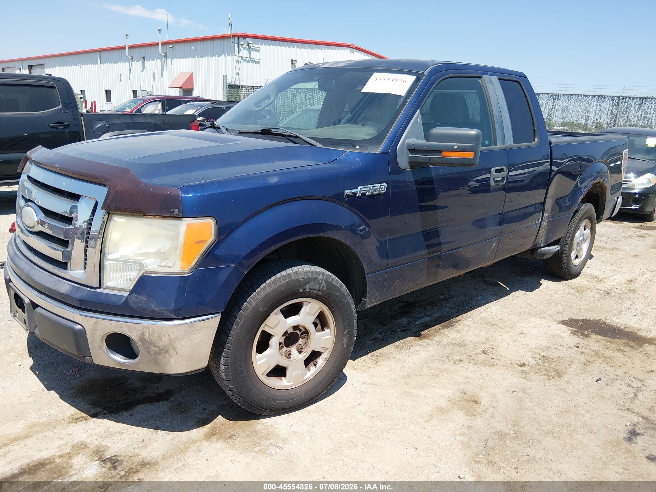 2009 Ford F-150 Lariat/xl/xlt Blue vin: 1FTRX12V39KC07372