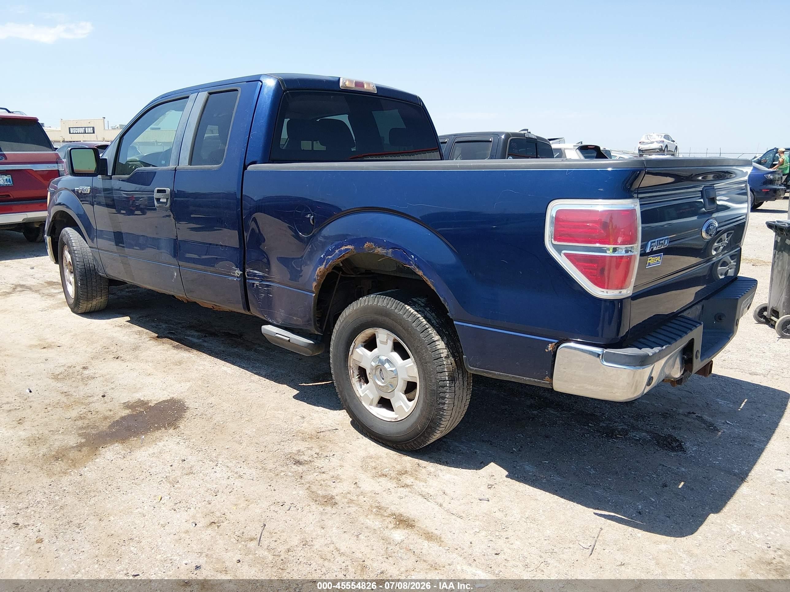 2009 Ford F-150 Lariat/xl/xlt Blue vin: 1FTRX12V39KC07372