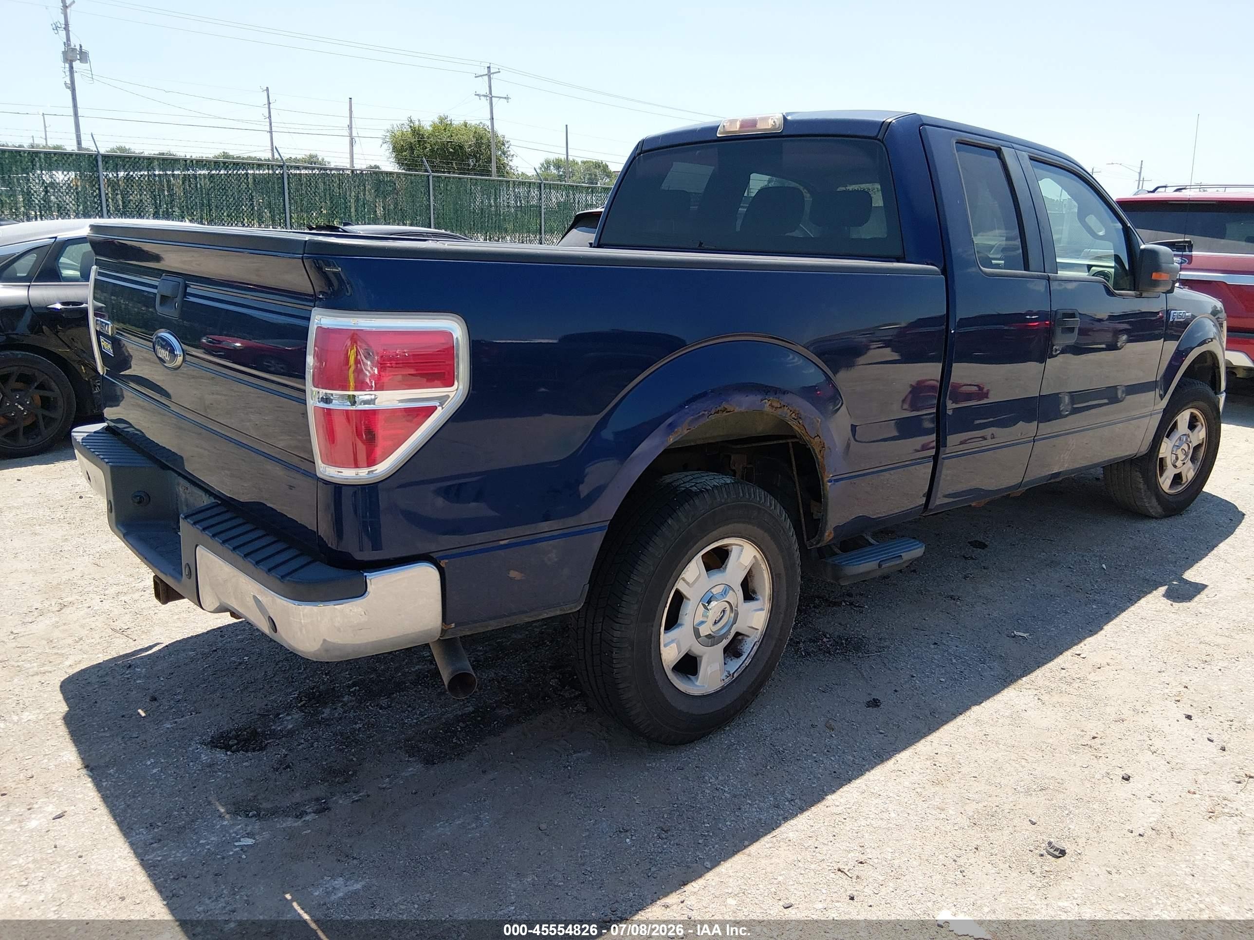 2009 Ford F-150 Lariat/xl/xlt Blue vin: 1FTRX12V39KC07372