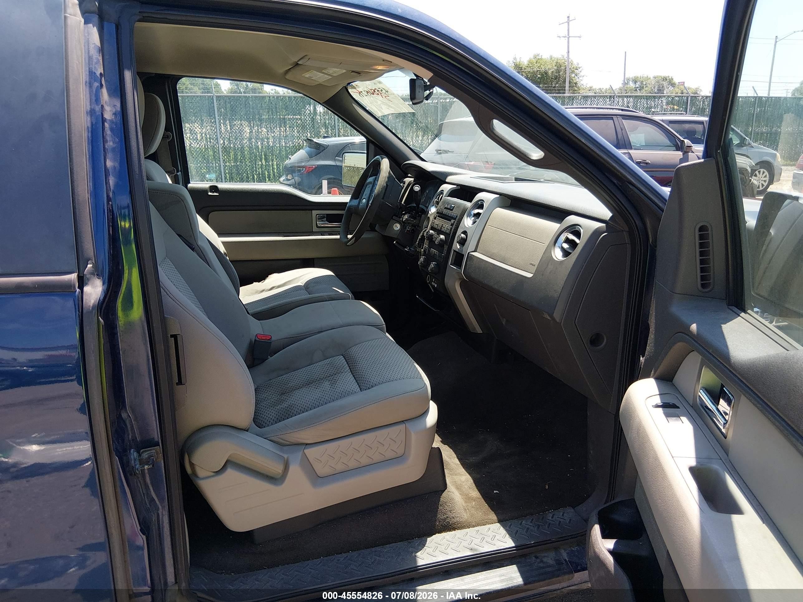 2009 Ford F-150 Lariat/xl/xlt Blue vin: 1FTRX12V39KC07372