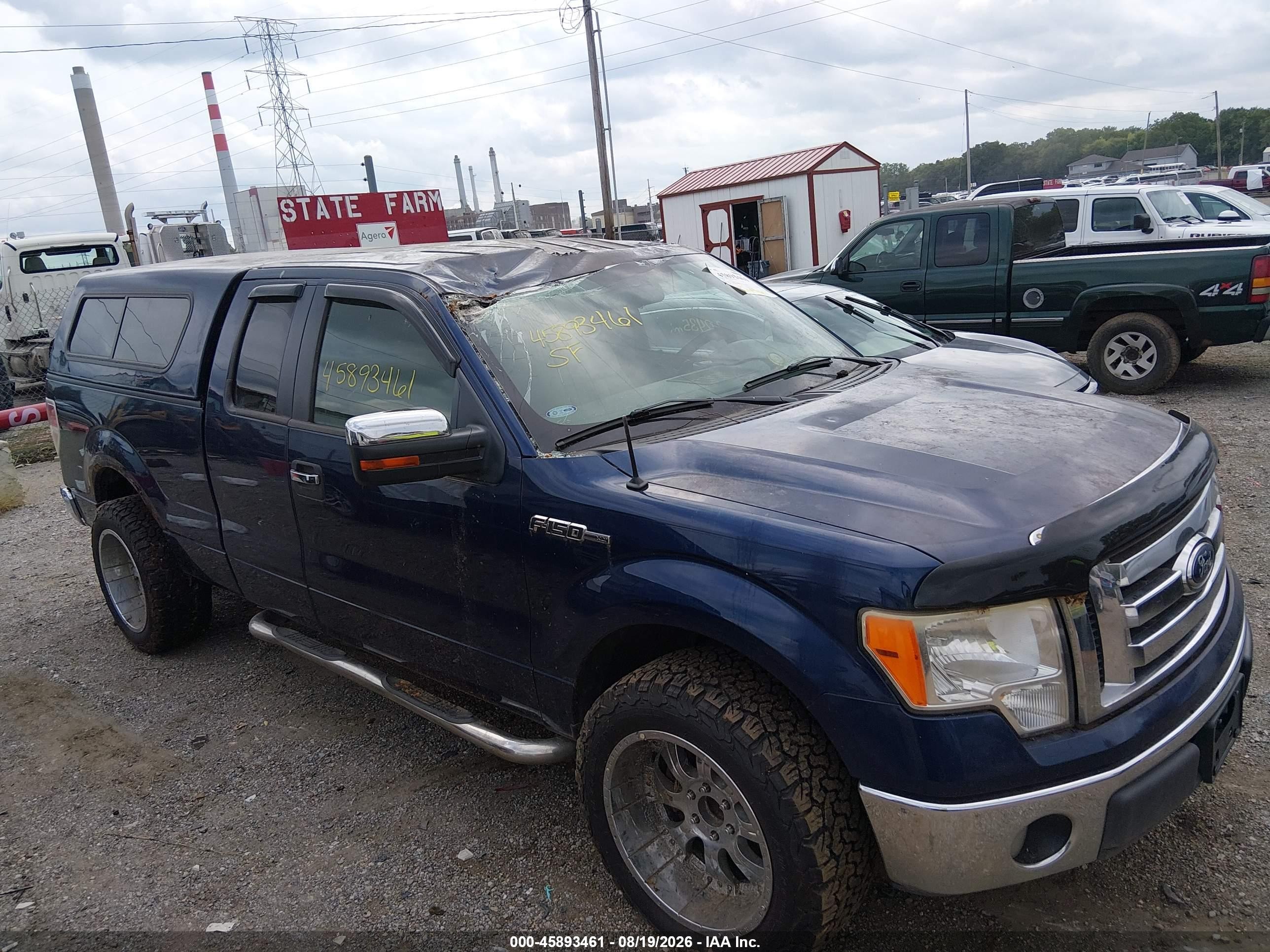 2009 Ford F-150 Lariat/xl/xlt Blue vin: 1FTRX12V39KC51565